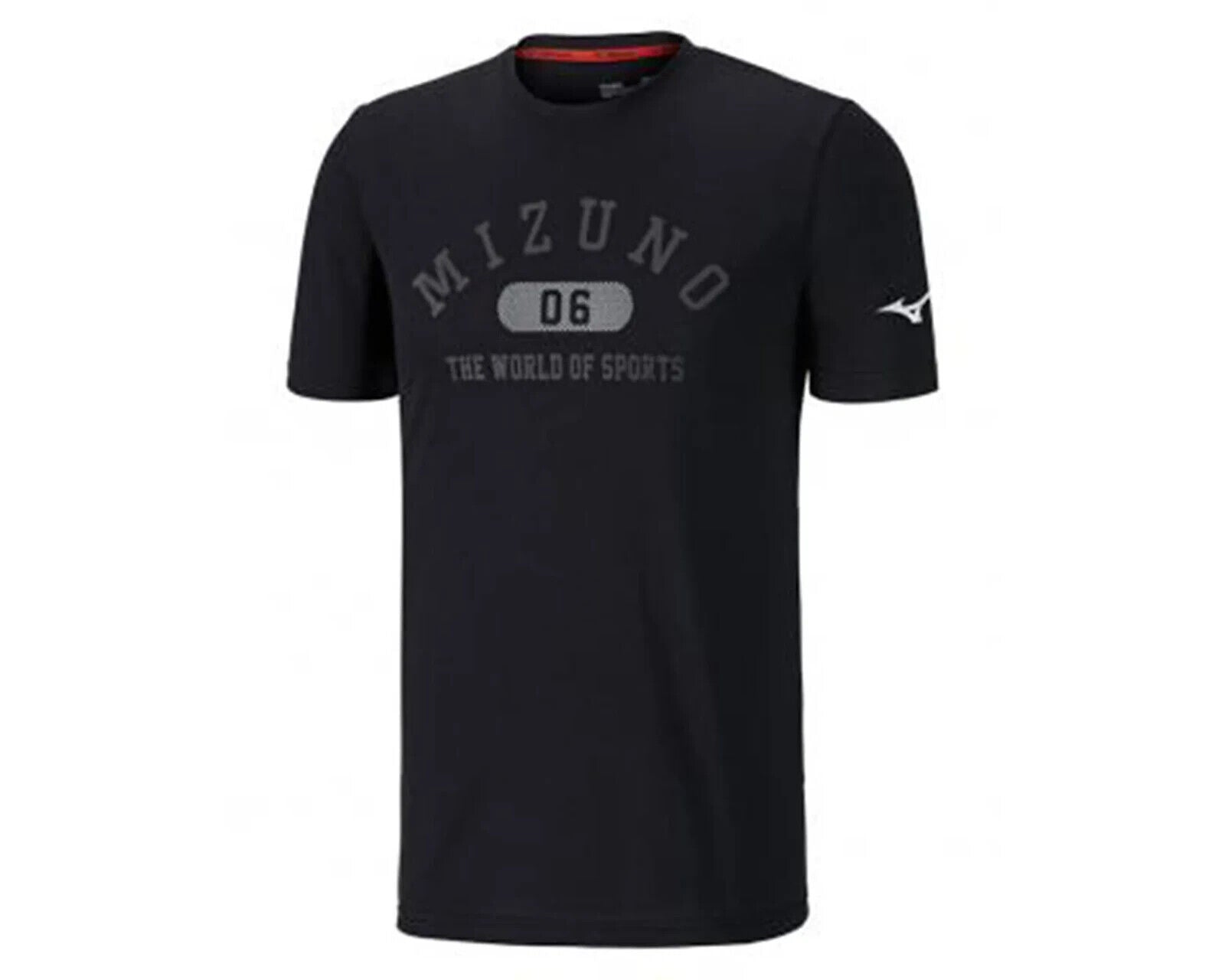 Mizuno Heritage 1906 T-Shirt Men's Black Crew Neck Short Sleeve