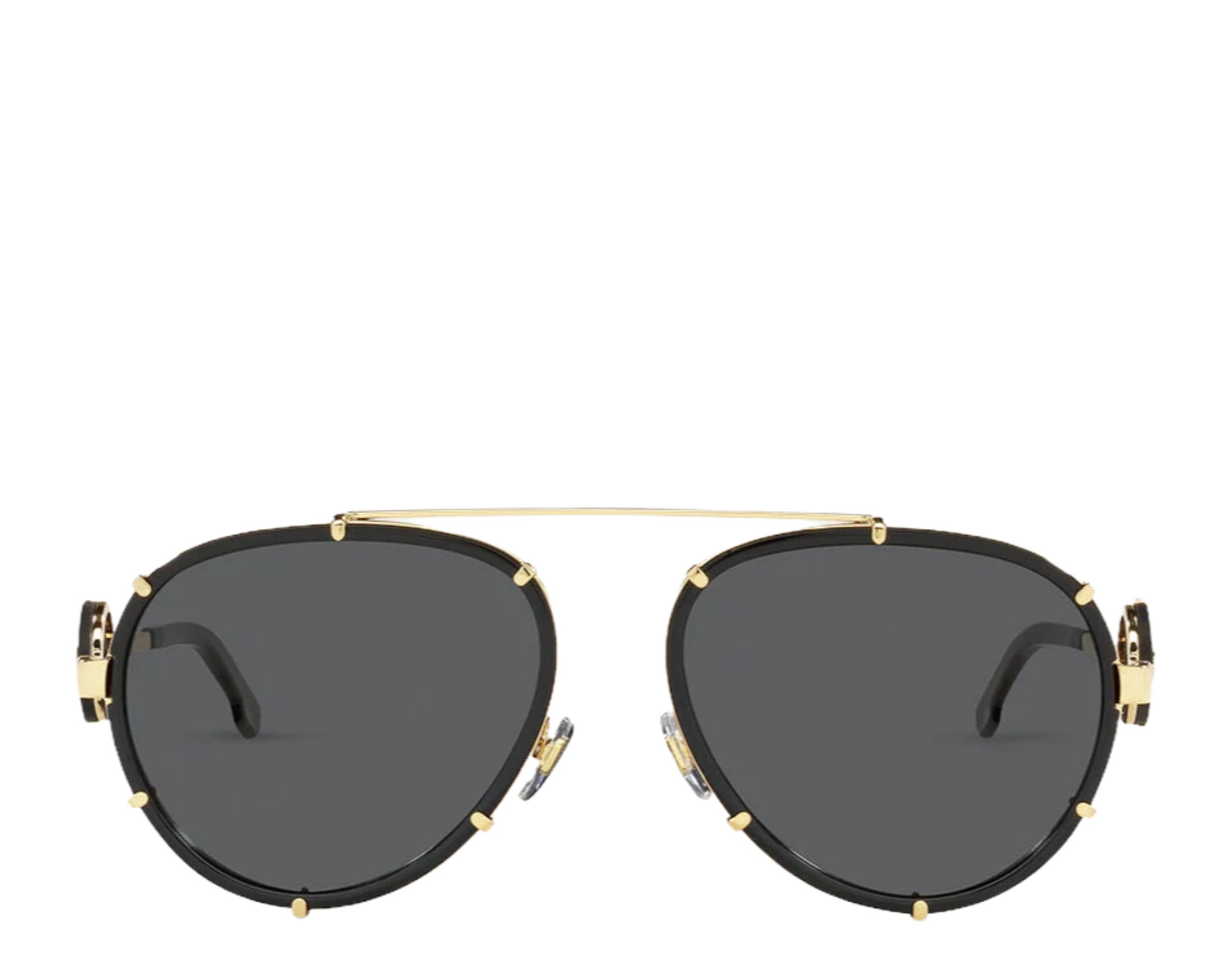 Versace Vintage Icon Pilot Clip-On Sunglasses VE2232