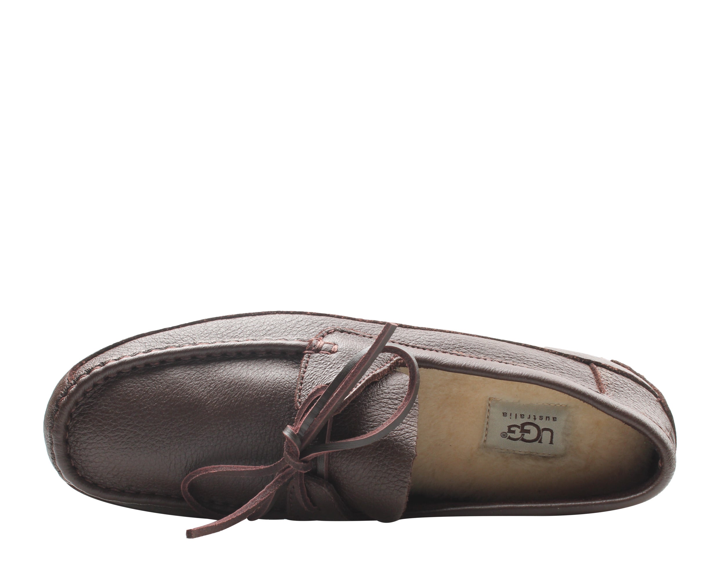 UGG Australia Ascot Leather Moccasin Men's Slippers – NYCMode