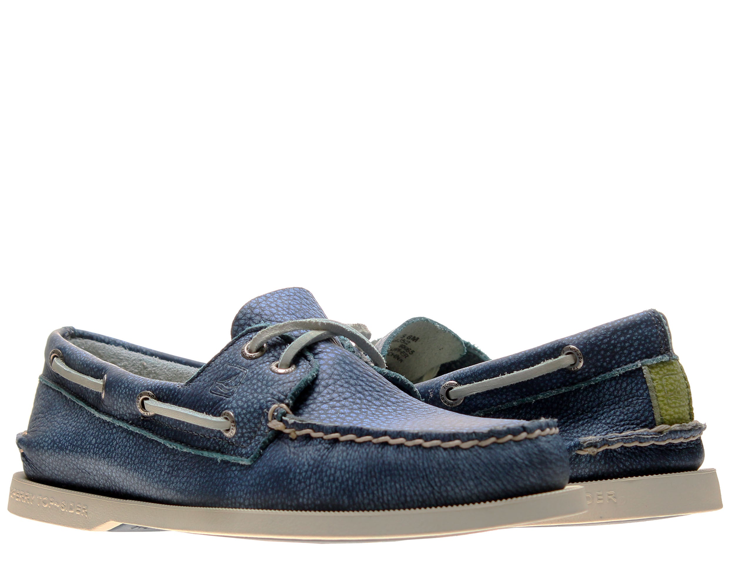 Sperry Top Sider Authentic Original Washed 2-Eye Men's Boat Shoes