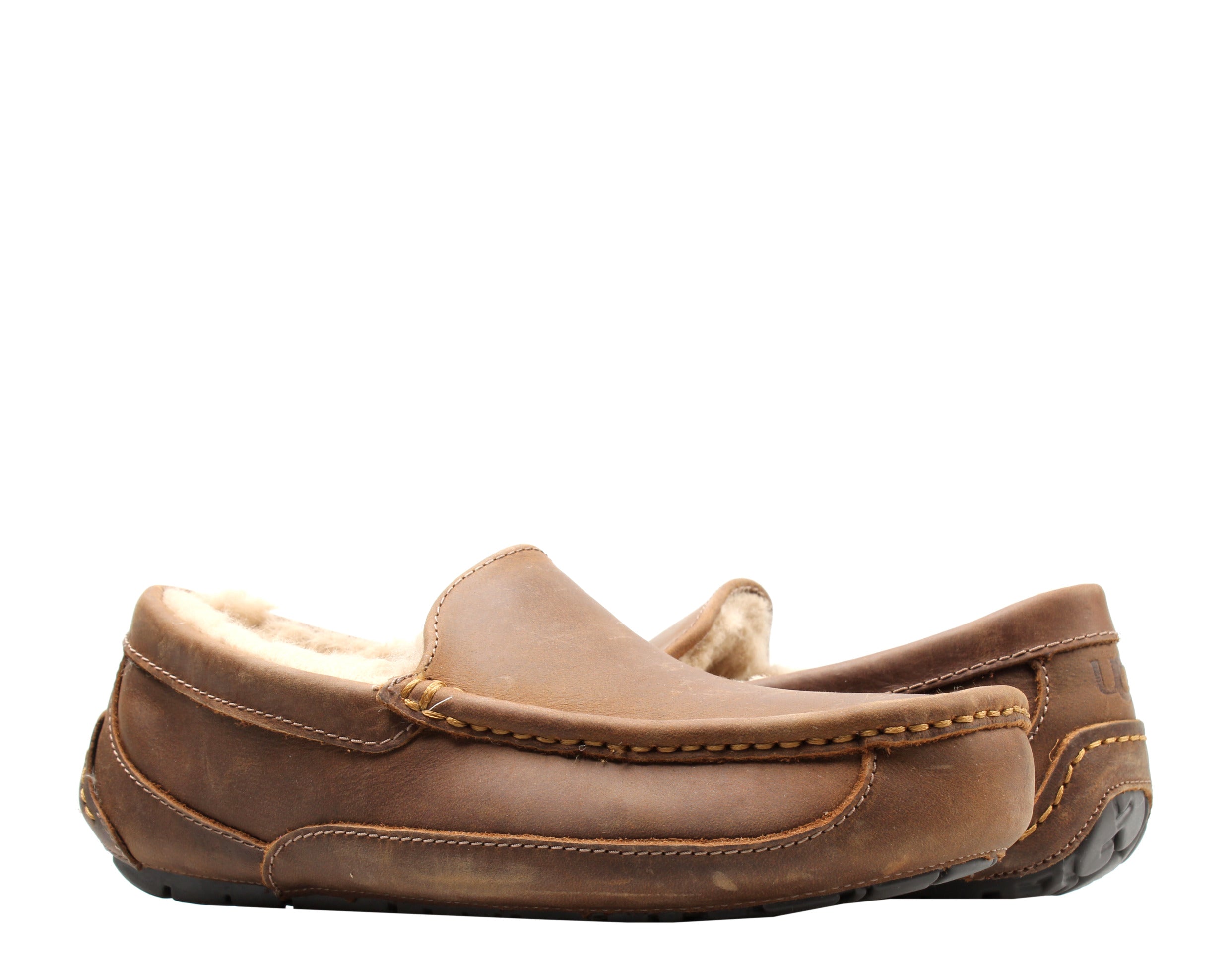 UGG Australia Ascot Leather Moccasin Men's Slippers