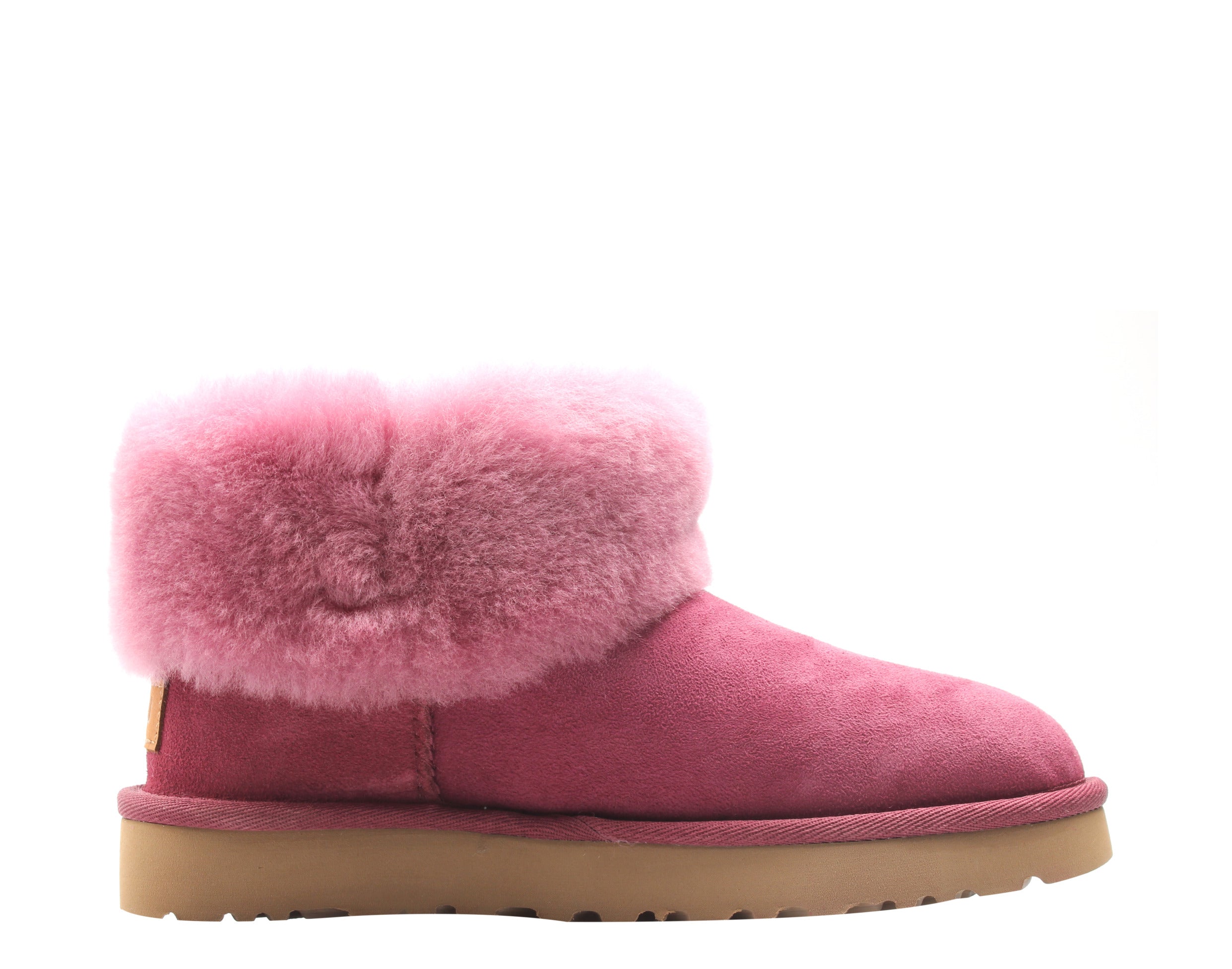 Pink classic shop mini fluff uggs