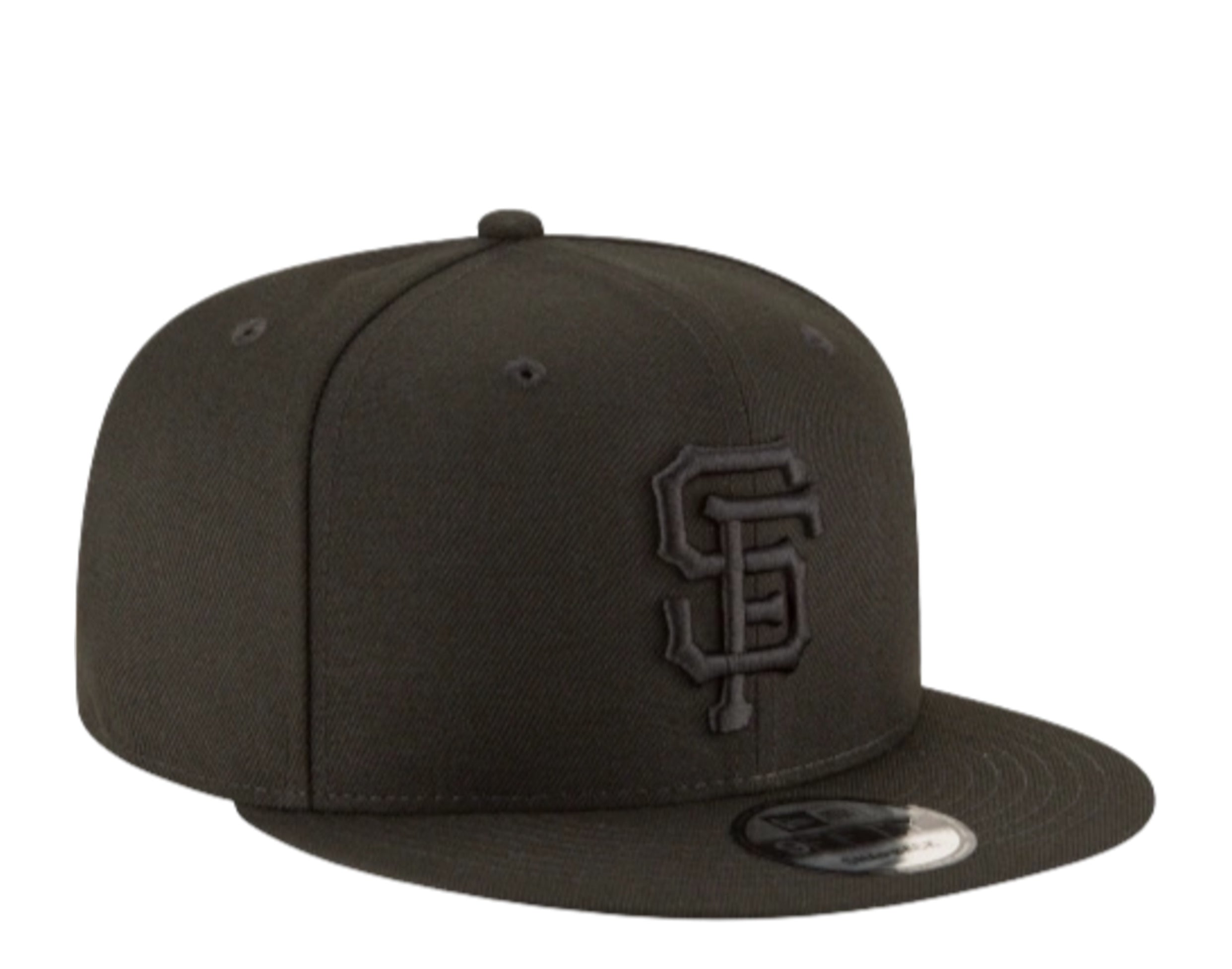 New Era 9Fifty MLB San Francisco Giants Blackout Basic Snapback Hat