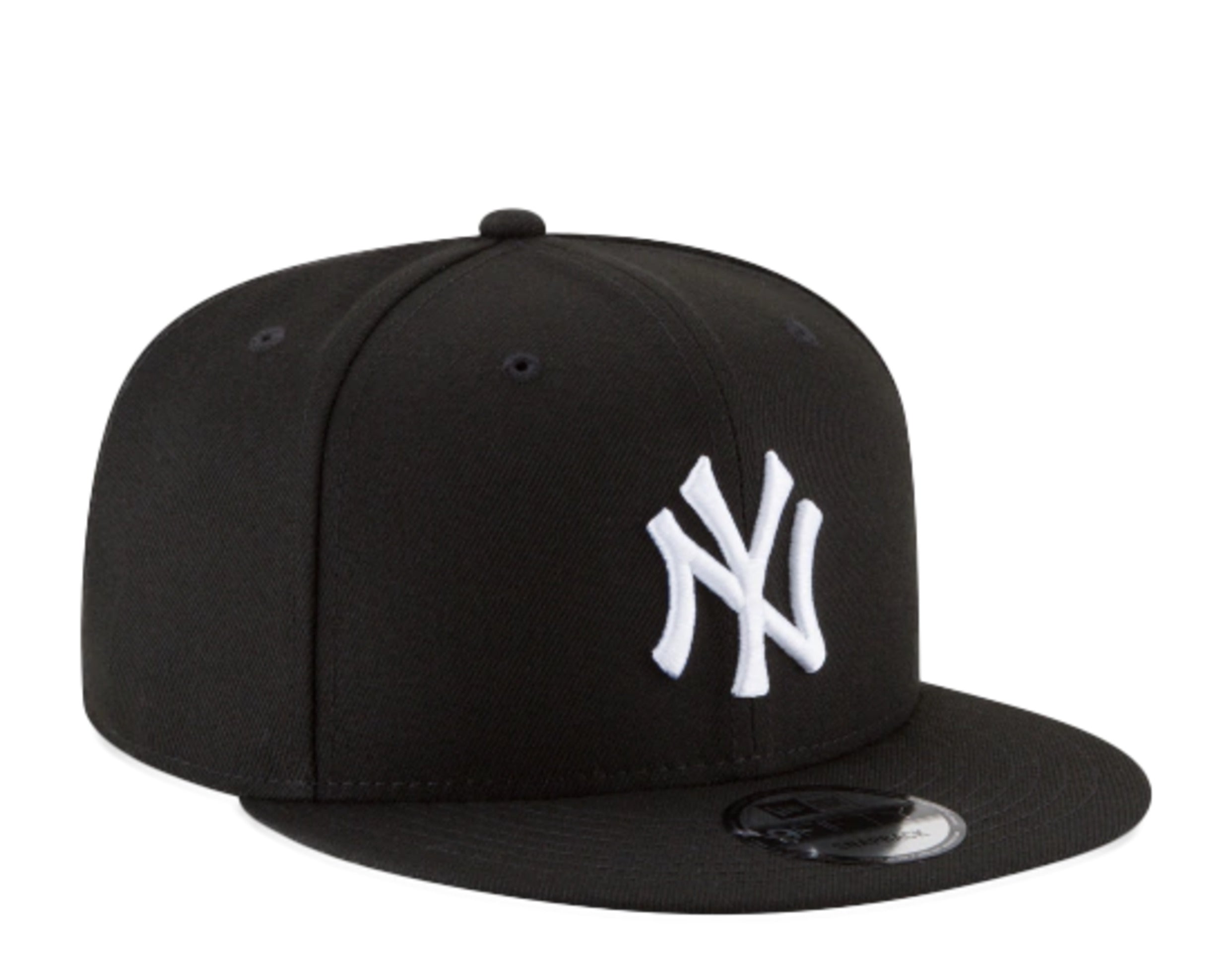 New Era 9Fifty MLB New York Yankees Black And White Basic Snapback Hat