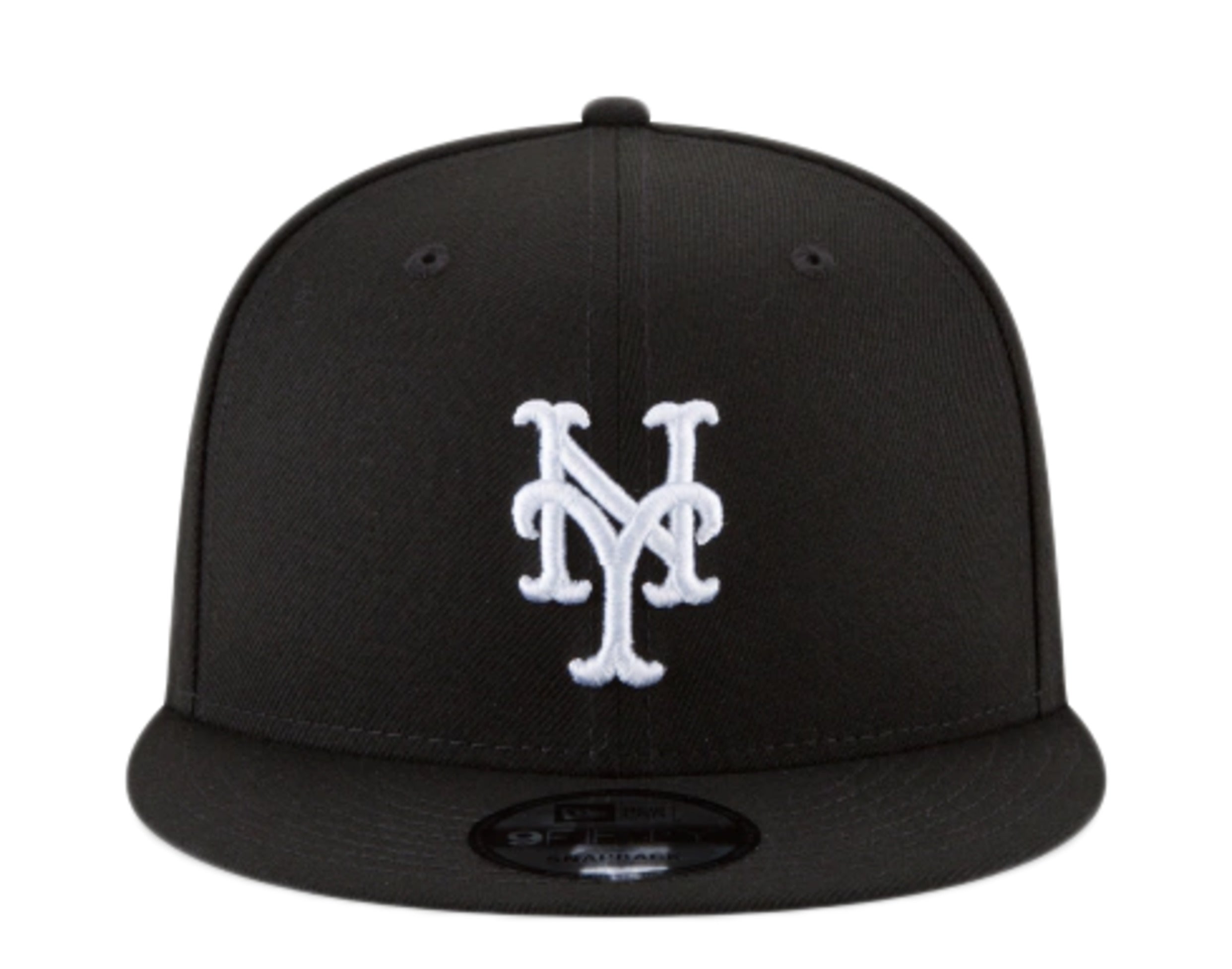 New Era 9Fifty MLB New York Mets Black And White Basic Snapback Hat