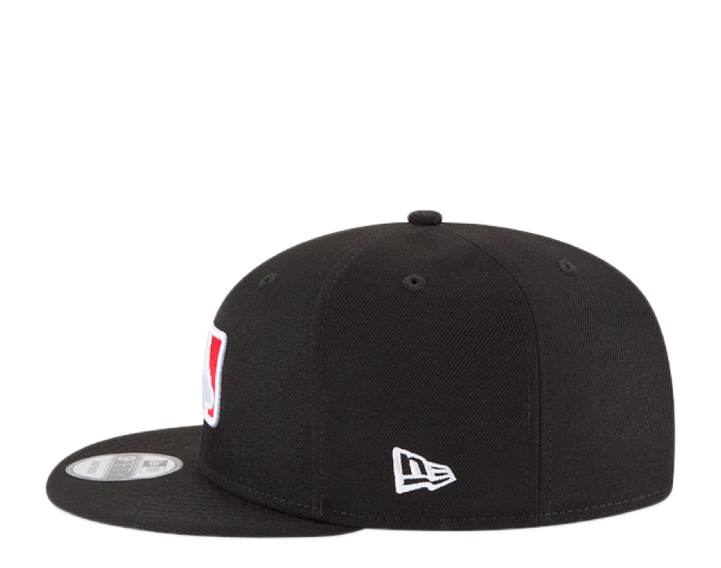  New Era 950 Major League Baseball Basic MLB Logo Snapback Hat  (BK) Men's Cap : Sports & Outdoors