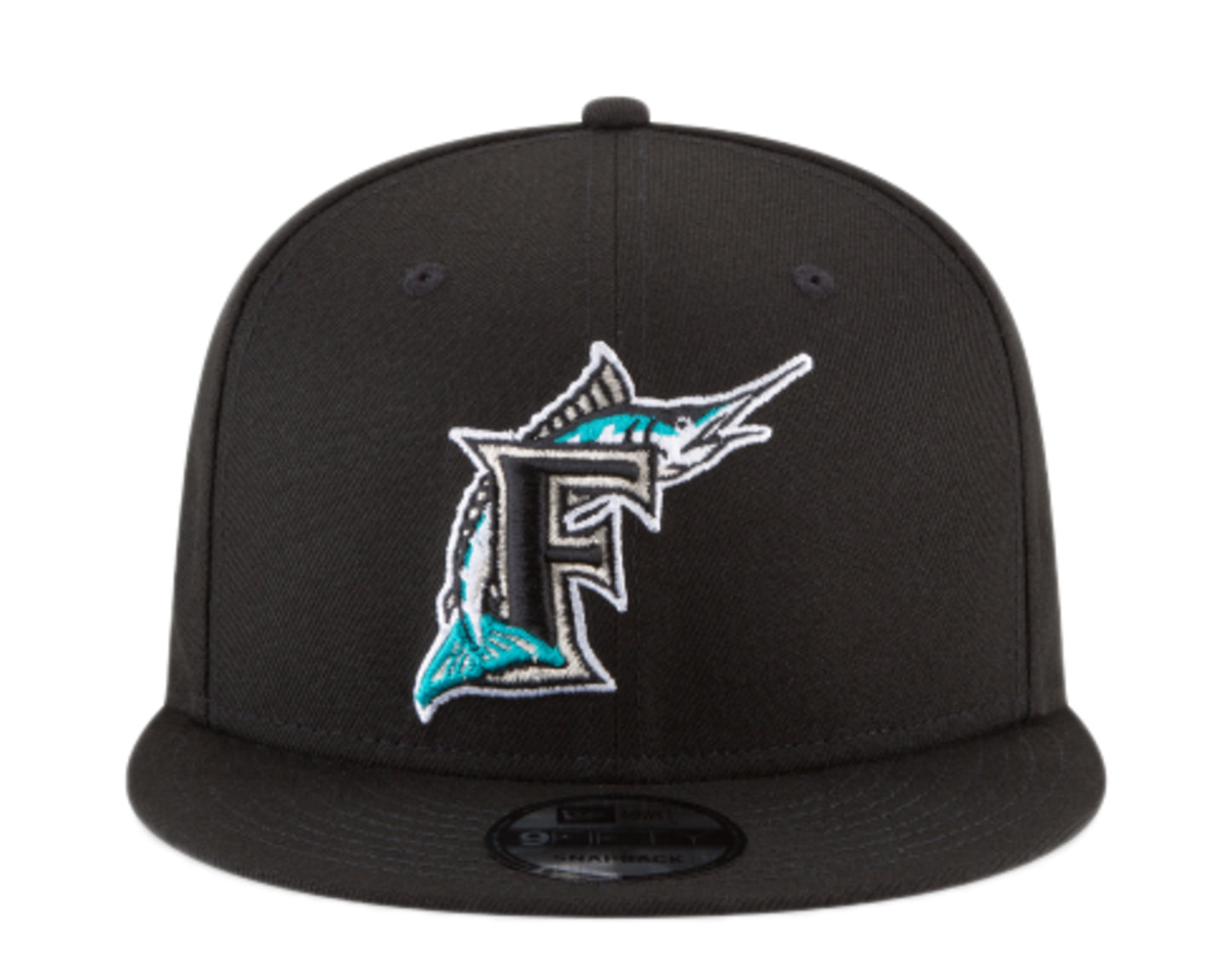 New+Era+9Fifty+MLB+Florida+Marlins+Basic+Snapback+Hat+-+Black for