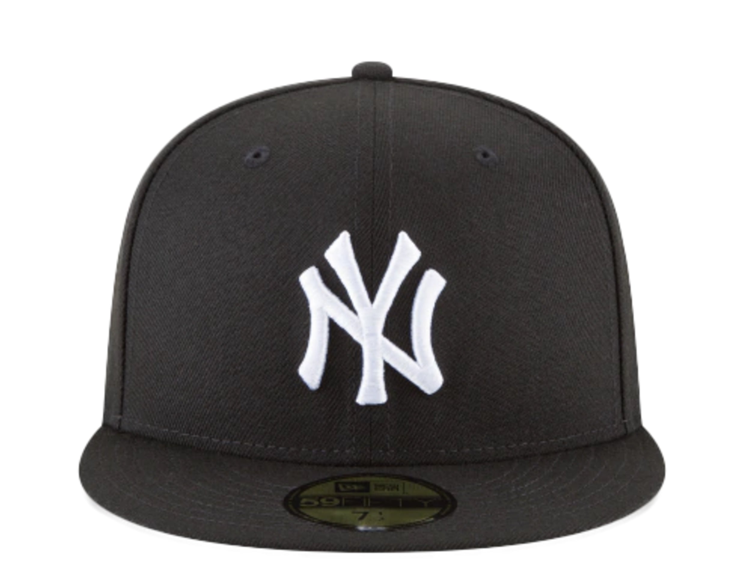 New Era 59Fifty MLB New York Yankees Black And White Basic Fitted Hat