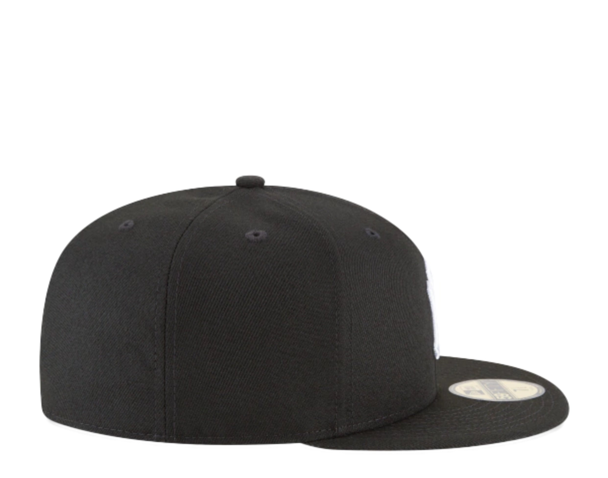 New Era 59Fifty MLB New York Yankees Black And White Basic Fitted Hat