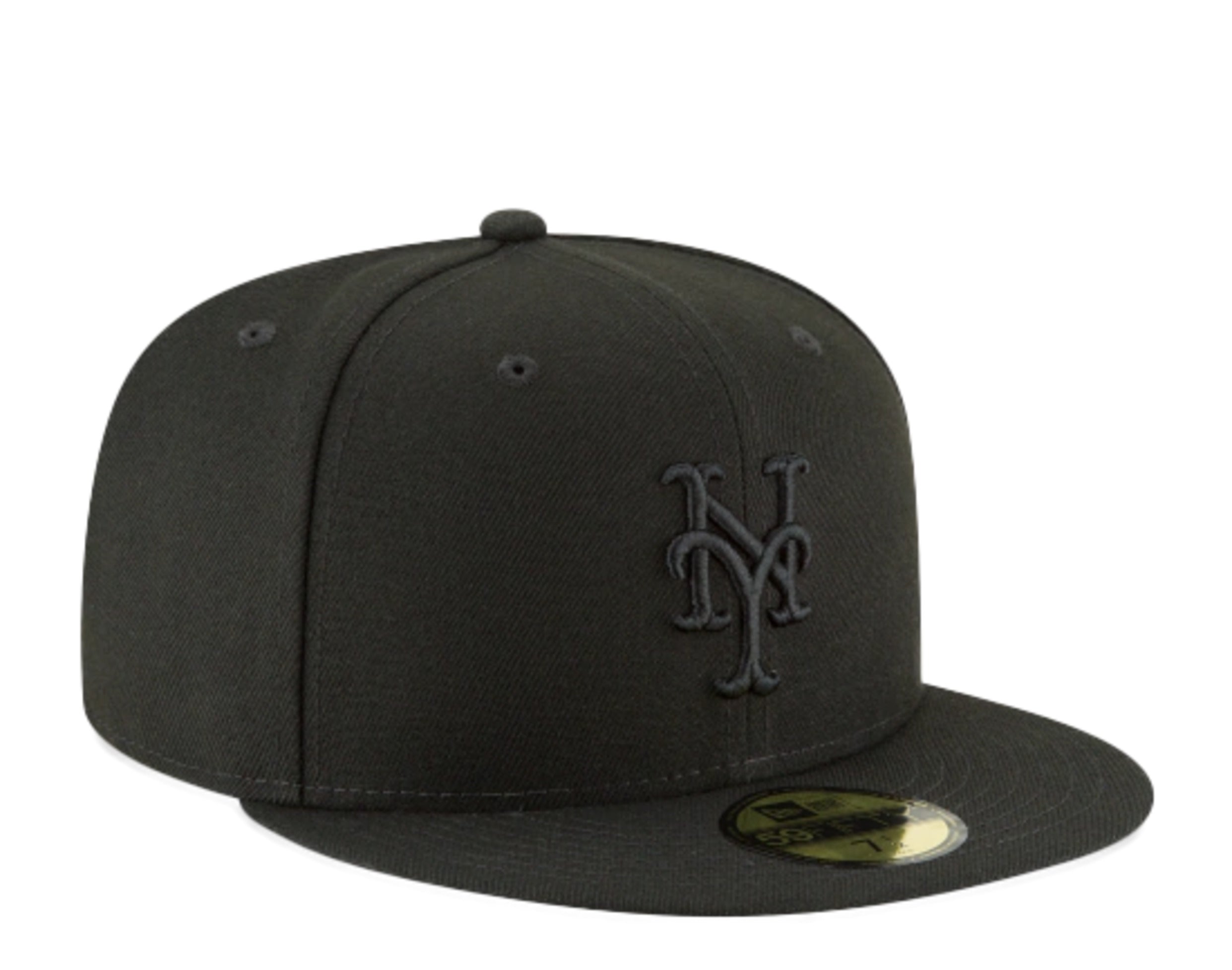 New Era 59Fifty MLB New York Mets Blackout Basic Fitted Hat