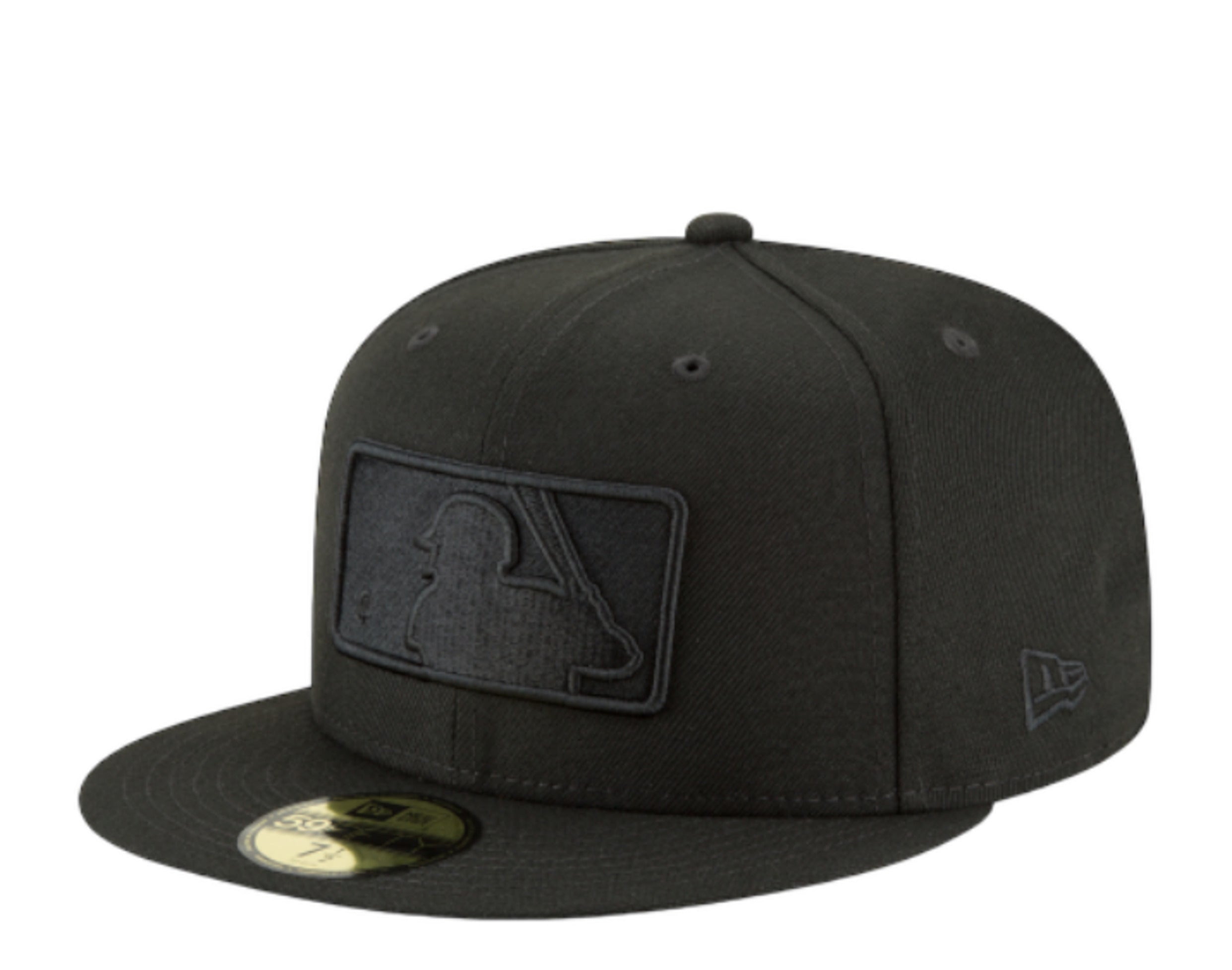 New Era 59Fifty MLB Batterman Logo Blackout Basic Fitted Hat