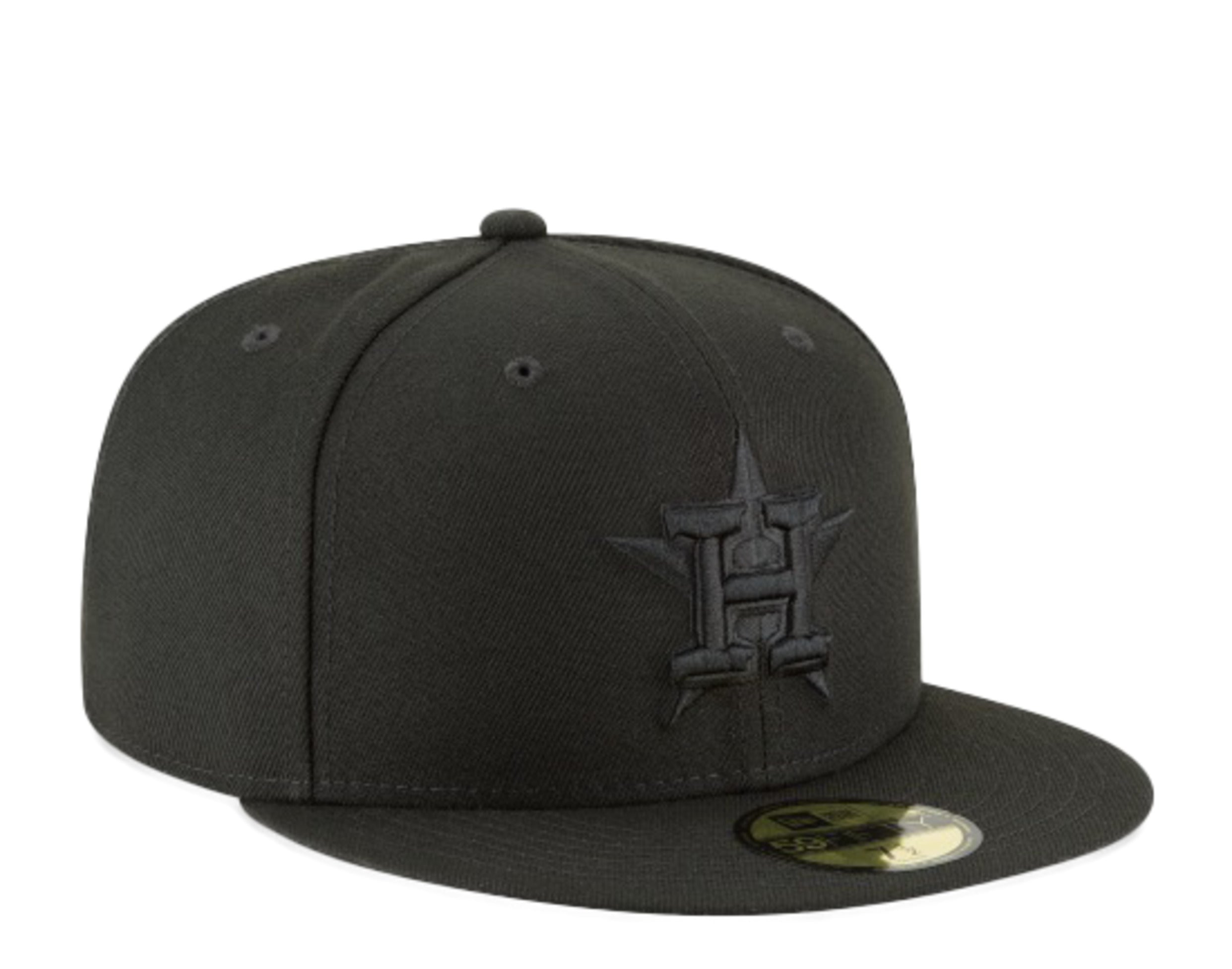 New Era 59Fifty MLB Houston Astros Blackout Basic Fitted Hat