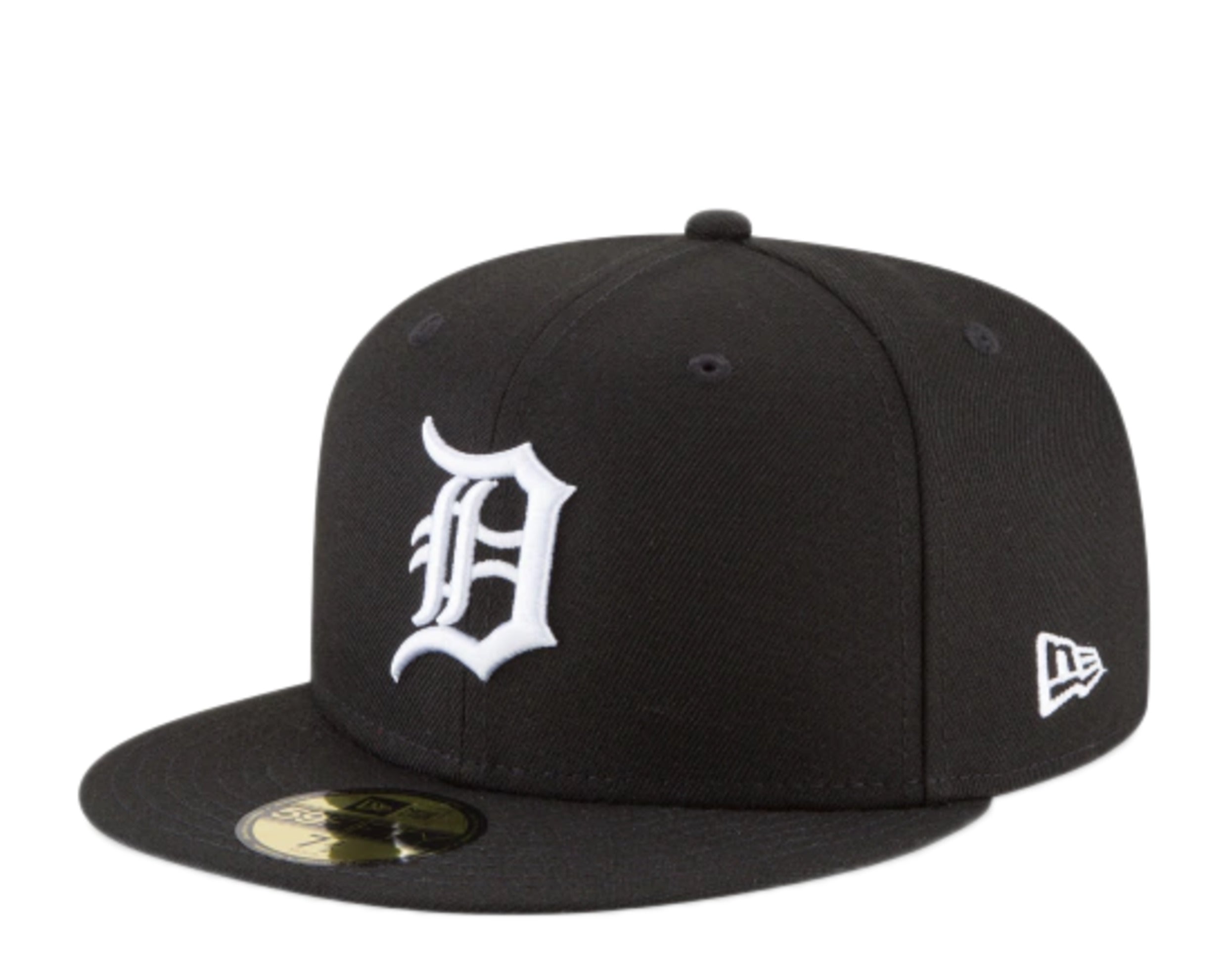 New Era 59Fifty MLB Detroit Tigers Black And White Basic Fitted Hat