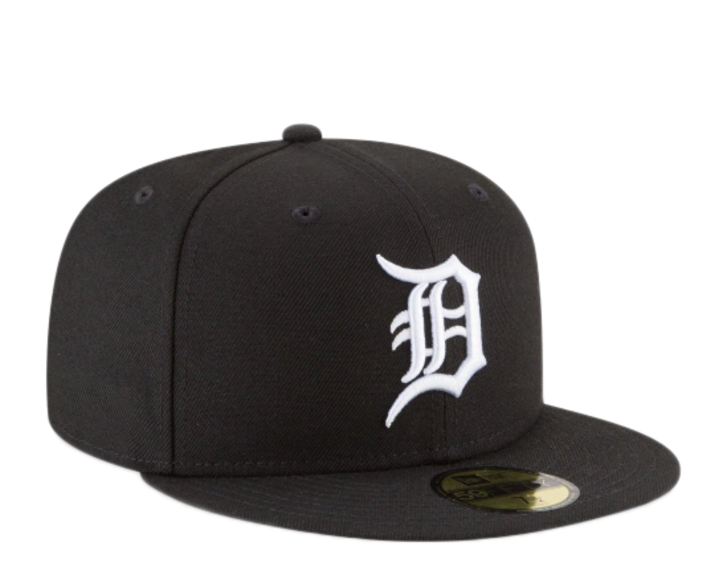 New Era 59Fifty MLB Detroit Tigers Black And White Basic Fitted Hat