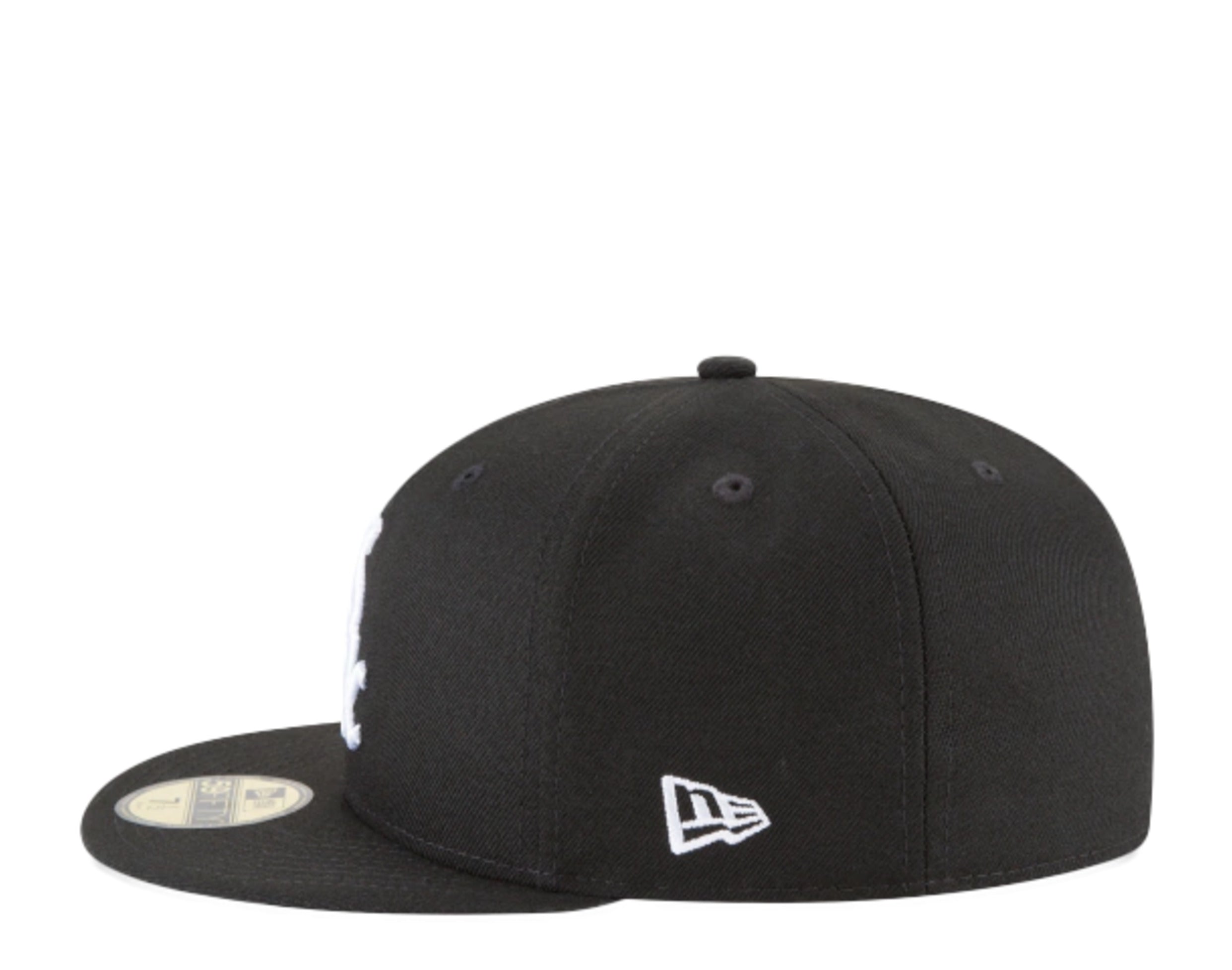 New Era 59Fifty MLB Chicago White Sox Black And White Basic Fitted Hat