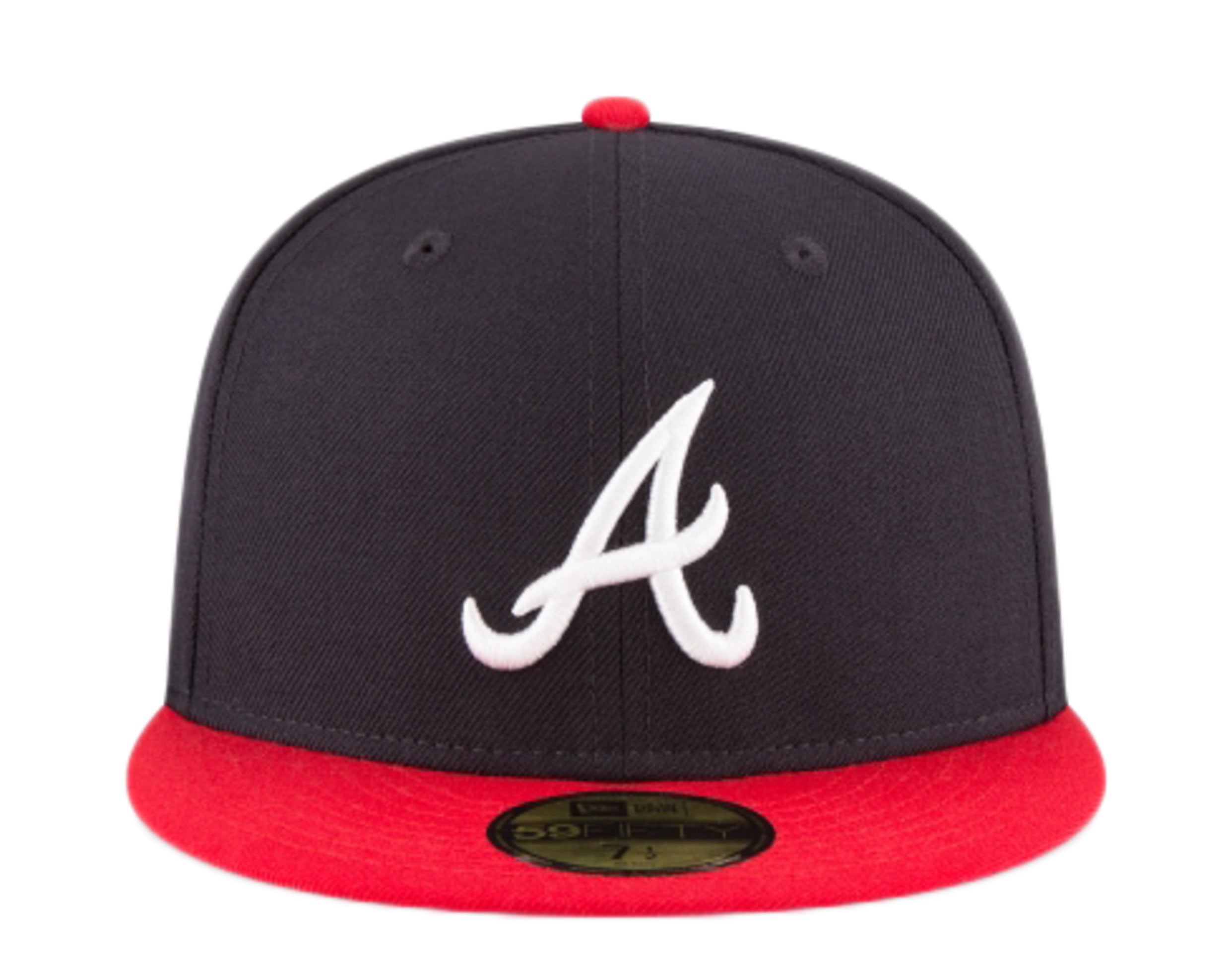 New Era Atlanta Braves Fitted Grey Bottom Navy Red (1995 World Series  Embroidery)