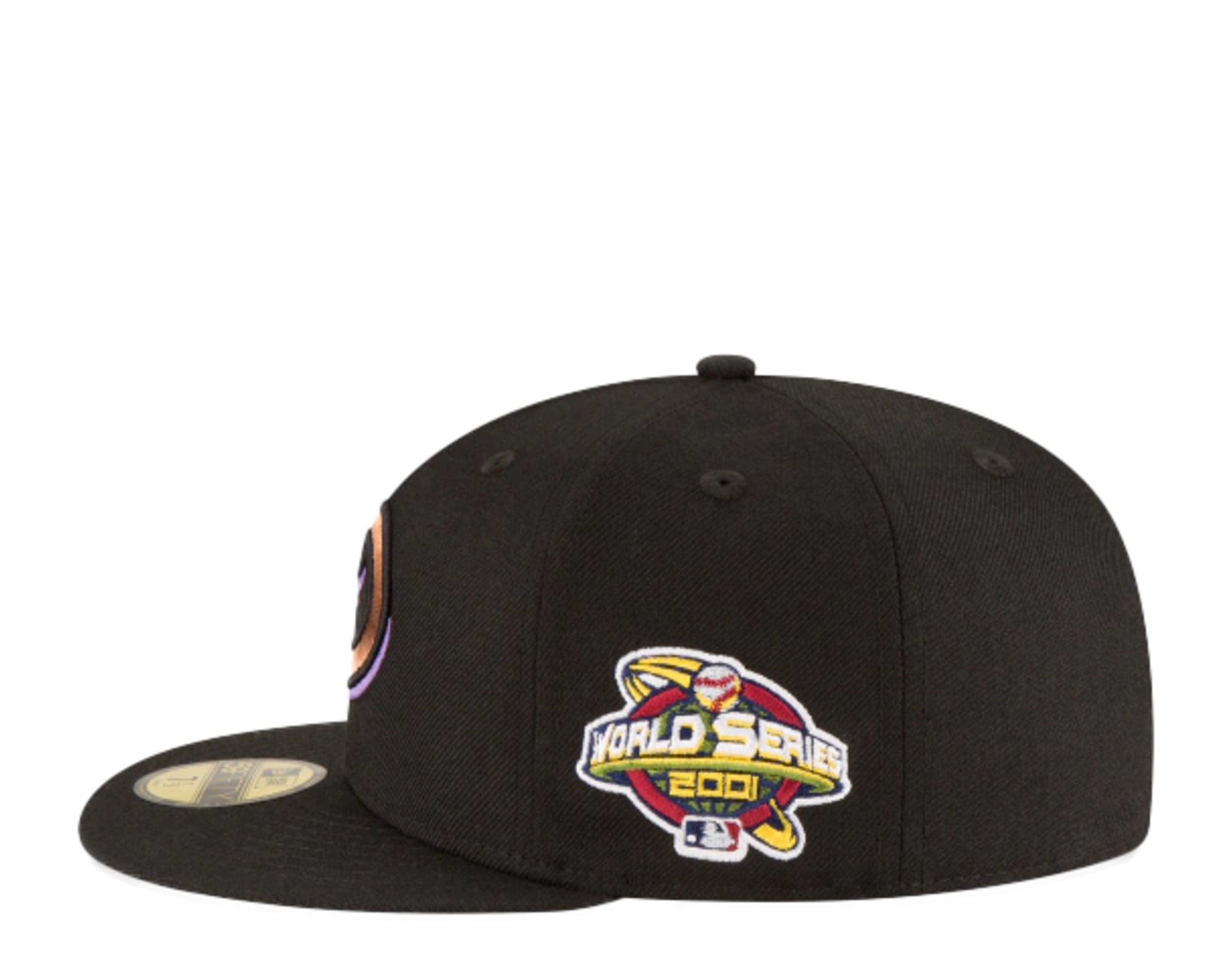 New Era Arizona Diamondbacks Fitted Hat 7 1/4 2001 World Series Patch