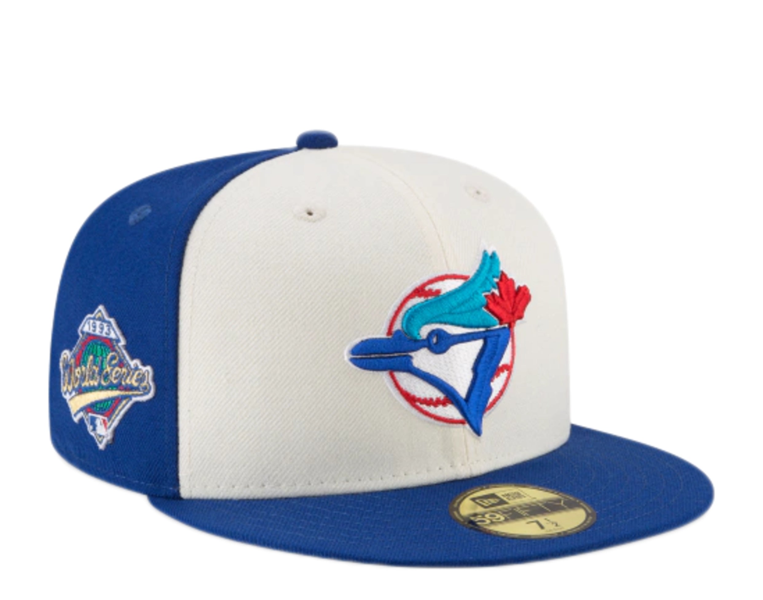 New Era 59Fifty MLB Toronto Blue Jays 1993 Cooperstown World Series Side Patch Fitted Hat