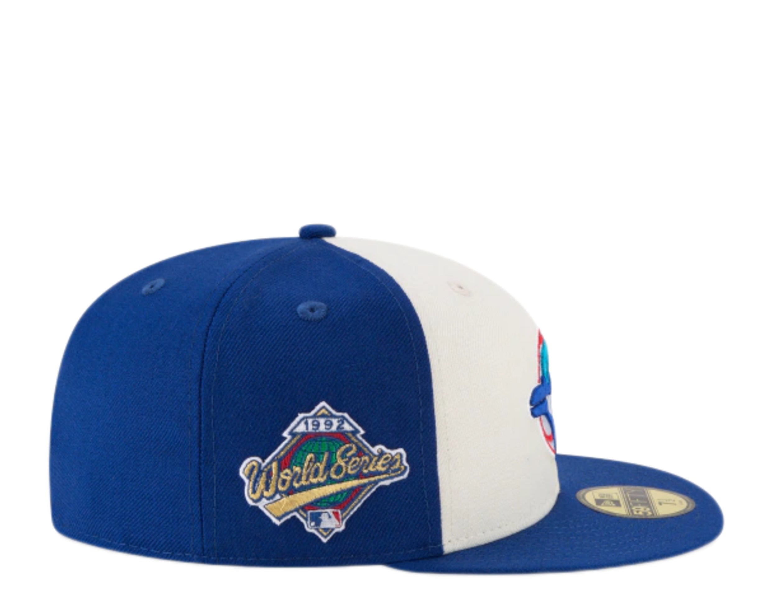 New Era 59Fifty MLB Toronto Blue Jays 1992 Cooperstown World Series Side Patch Fitted Hat