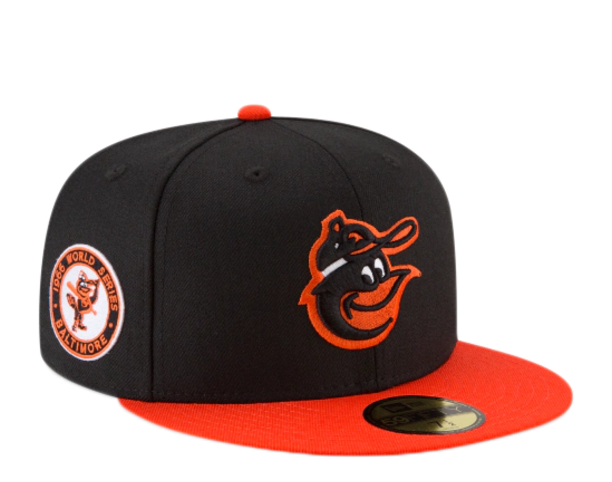 New Era 59Fifty MLB Baltimore Orioles 1966 Cooperstown World Series Side Patch Fitted Hat