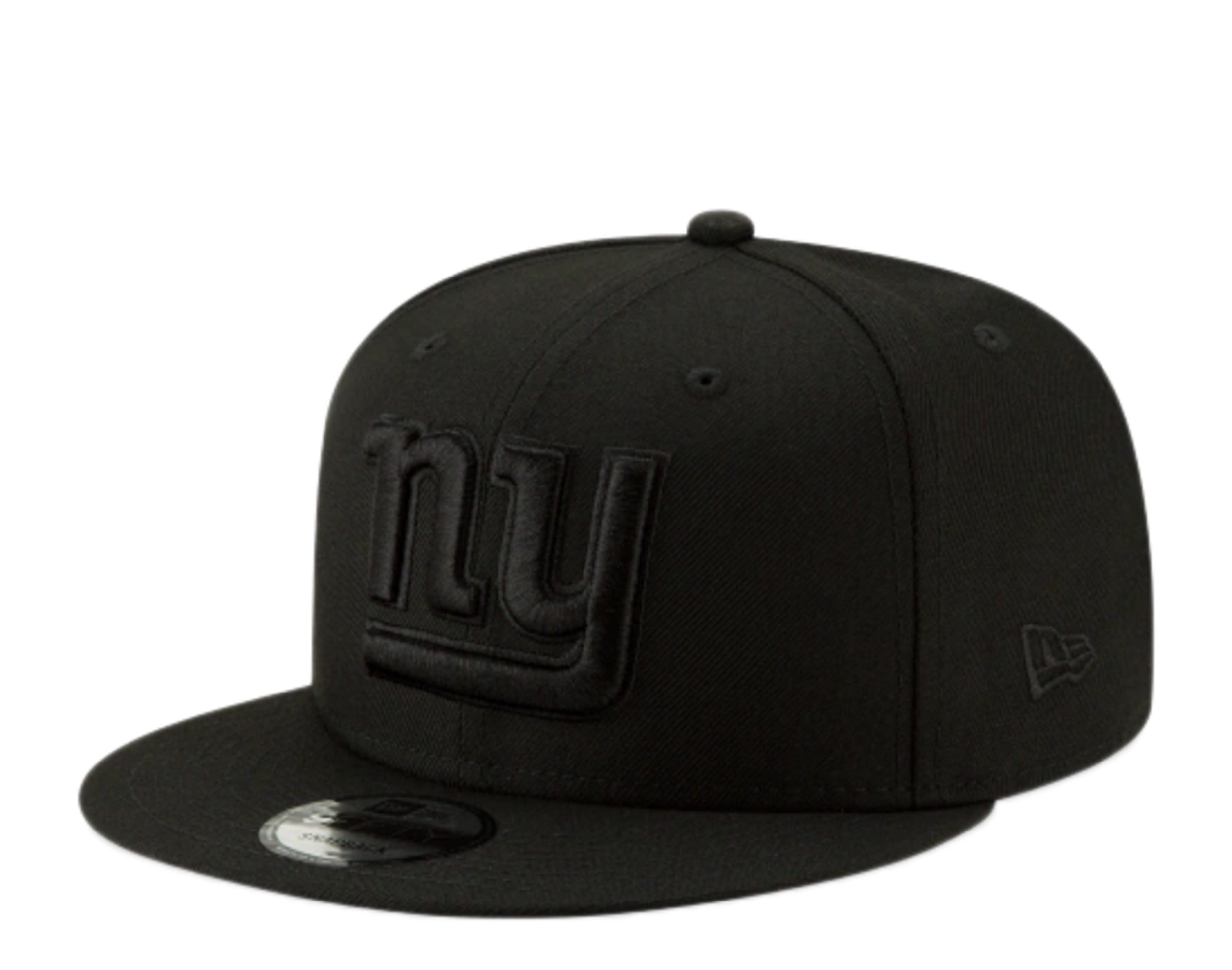 New Era 9Fifty NFL New York Giants Black on Black Basic Snapback Hat