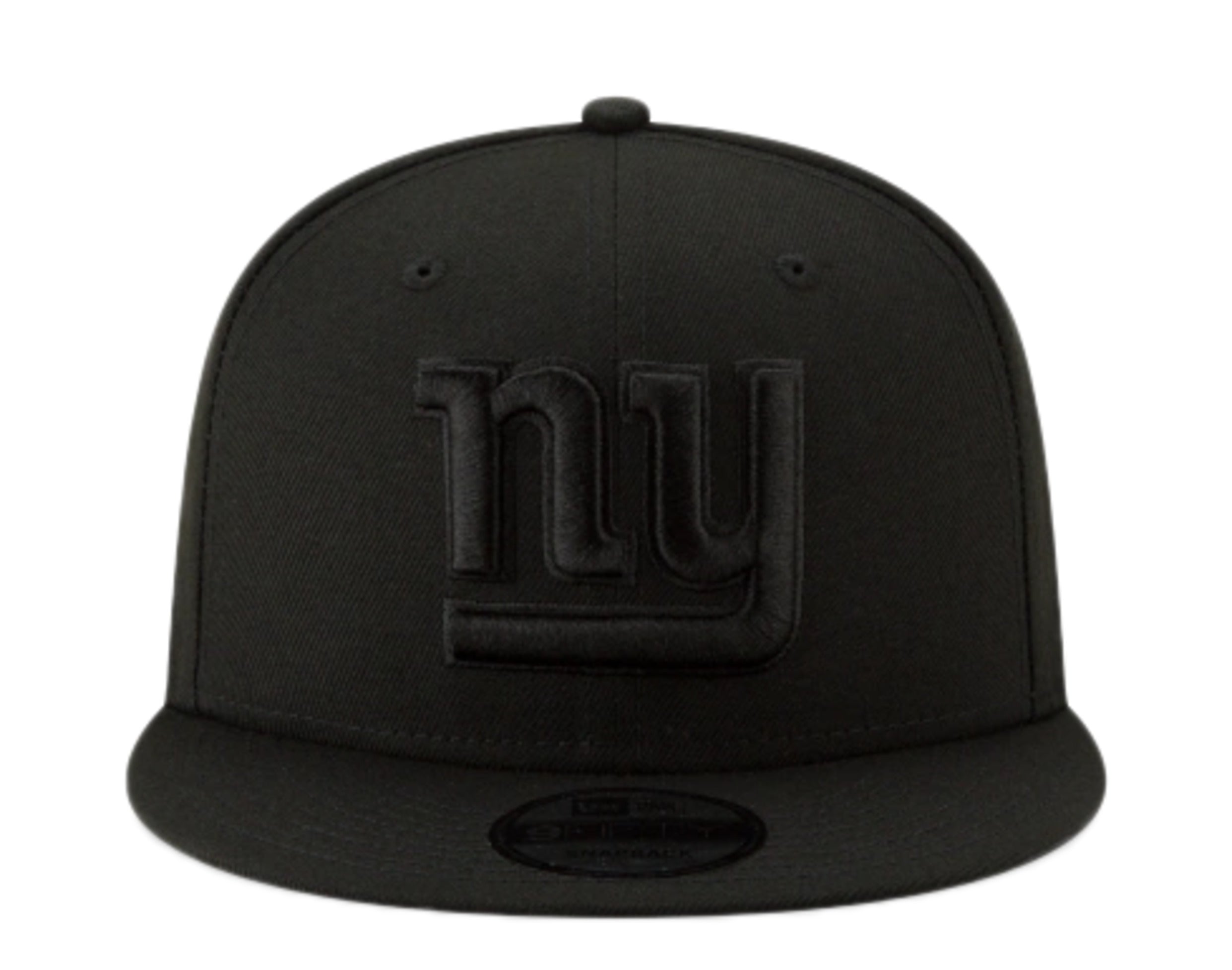 New Era 9Fifty NFL New York Giants Black on Black Basic Snapback Hat