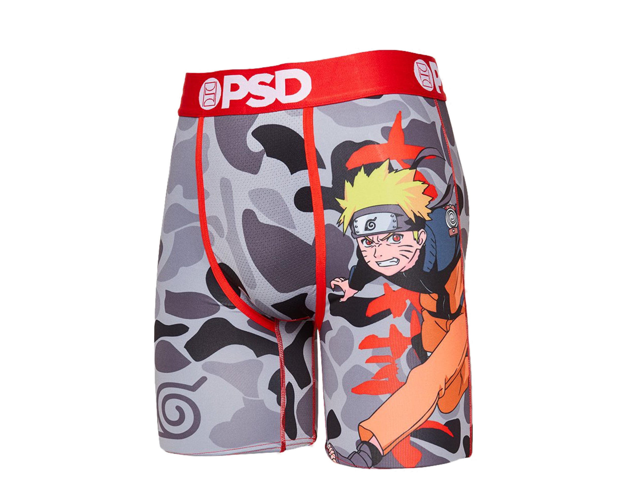 PSD Naruto Uzumaki - Camo Boxer Briefs Men's Underwear