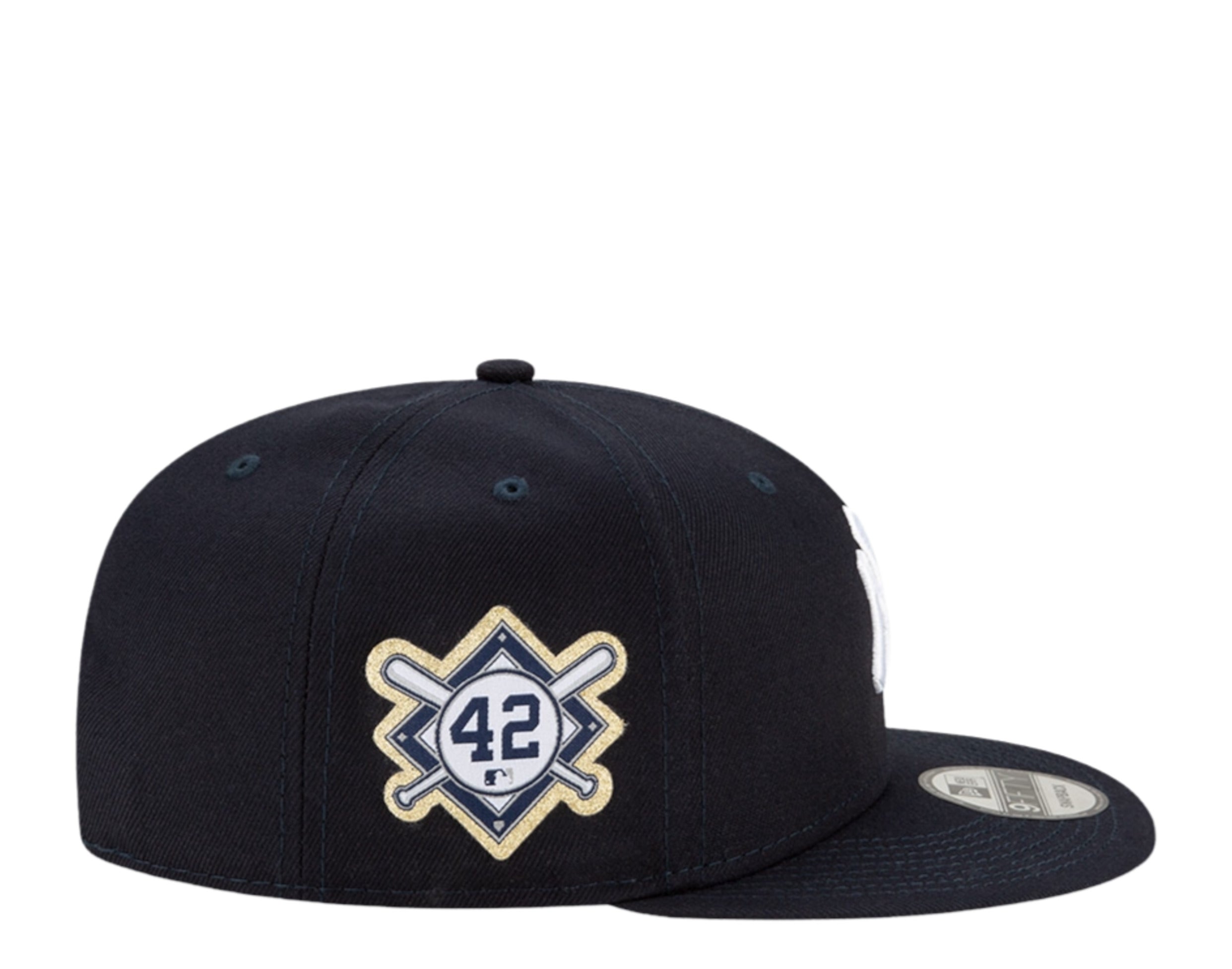 Brooklyn Dodgers Jackie Robinson White Blue 9FIFTY Snapback Hat