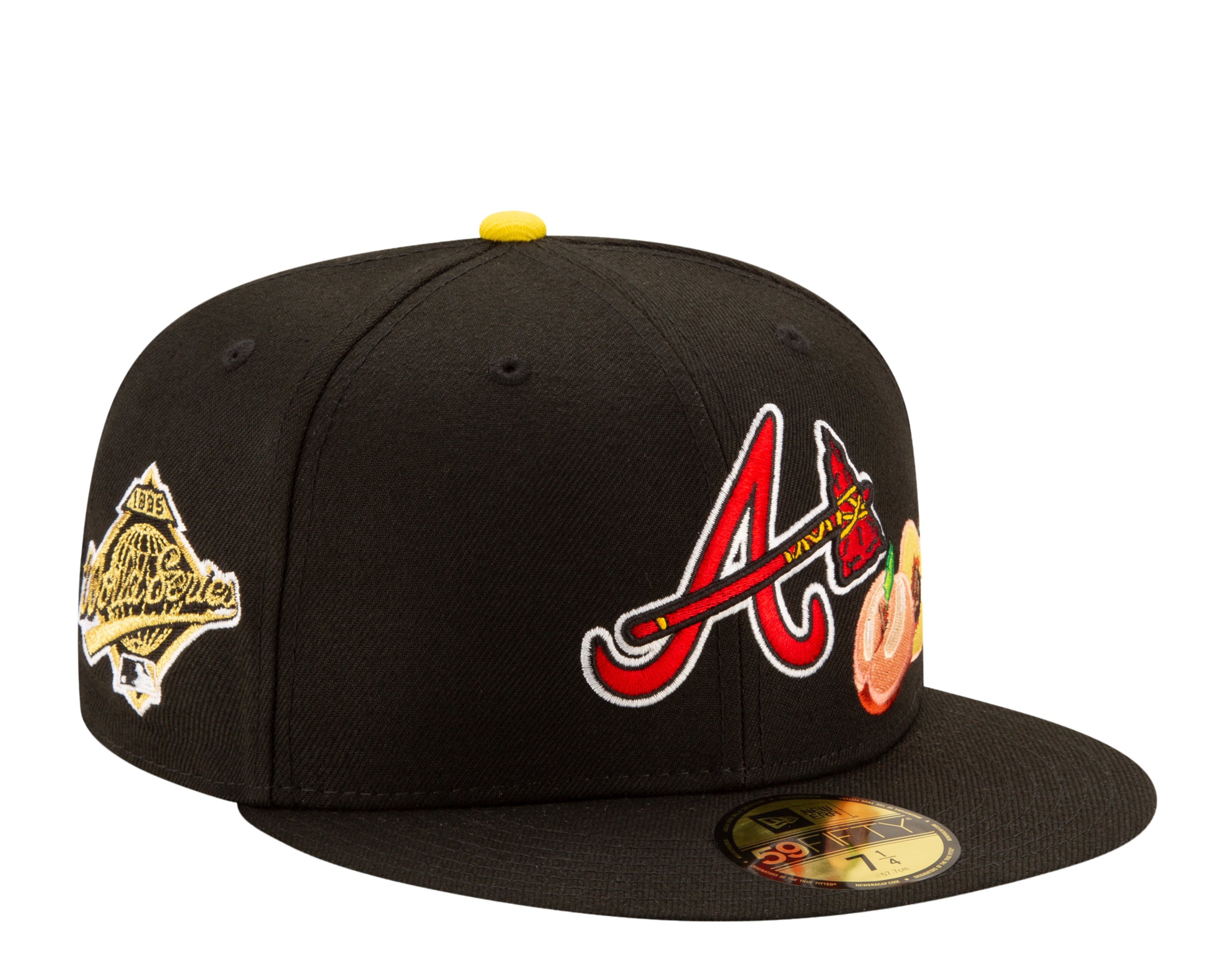 New Era x Offset 59Fifty MLB Atlanta Braves WS 1995 DIFTC Patches Fitted Hat