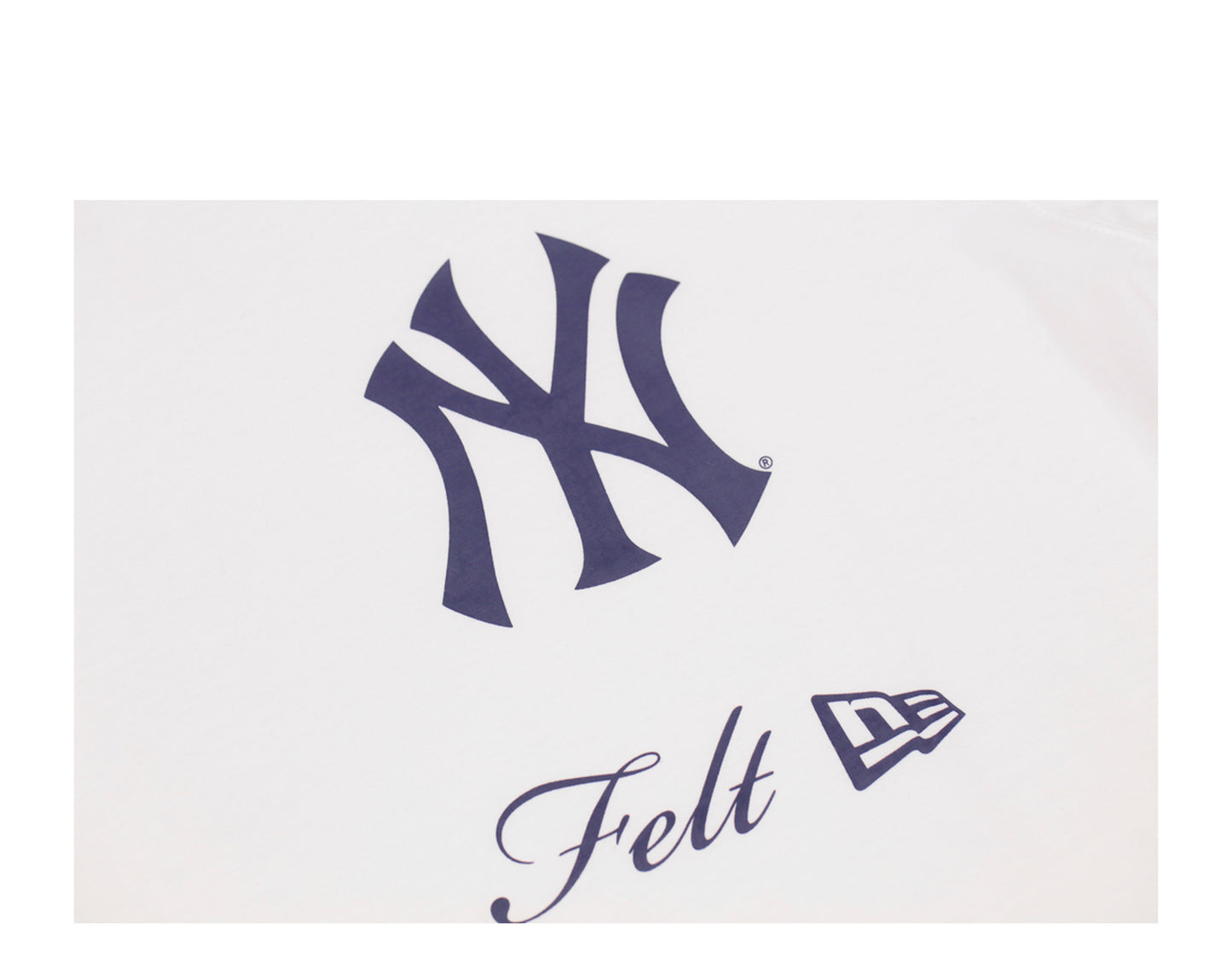 Men's New Era x FELT White New York Yankees Butterfly T-Shirt