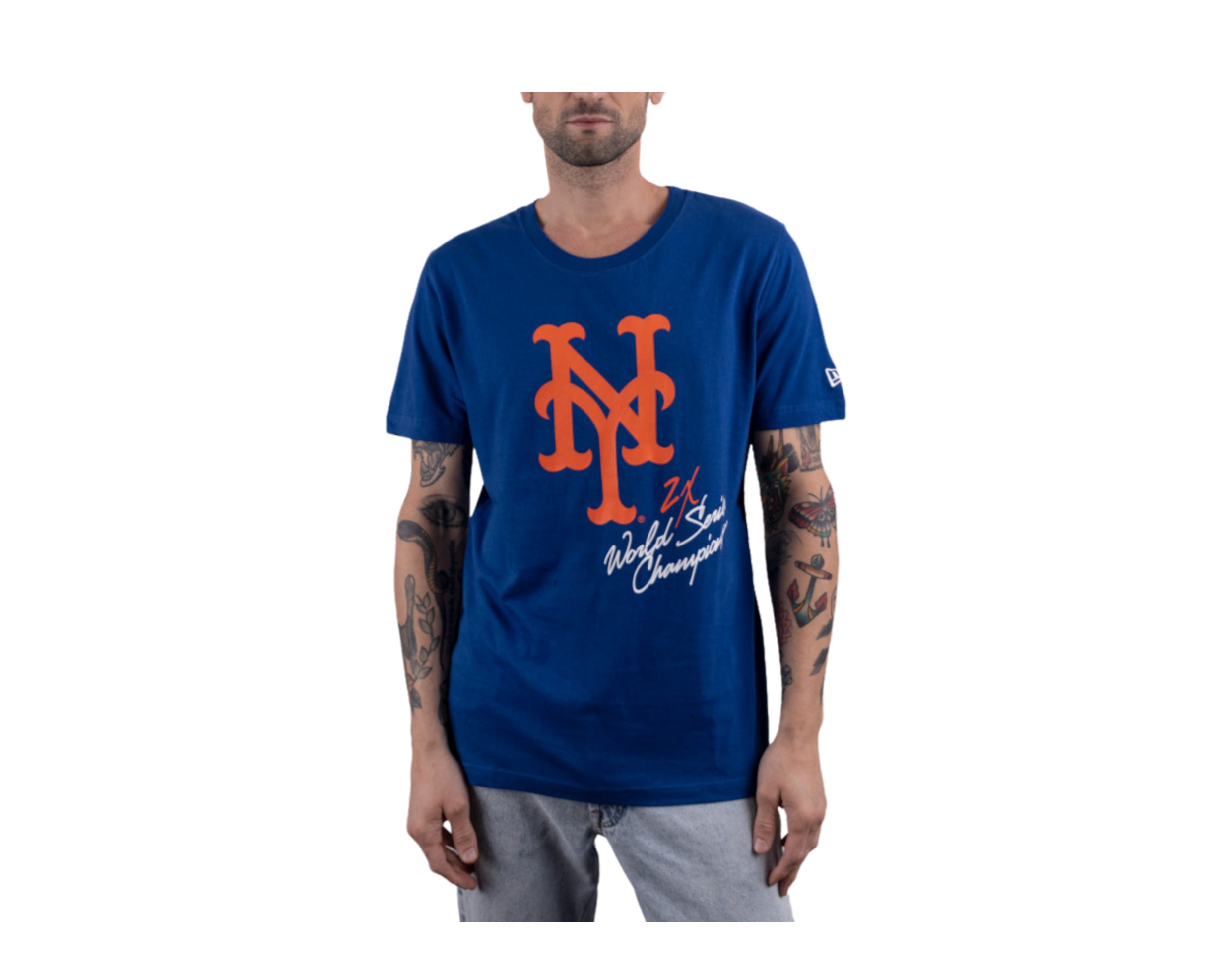 New Era MLB New York Mets World Champions Short Sleeve T-Shirt