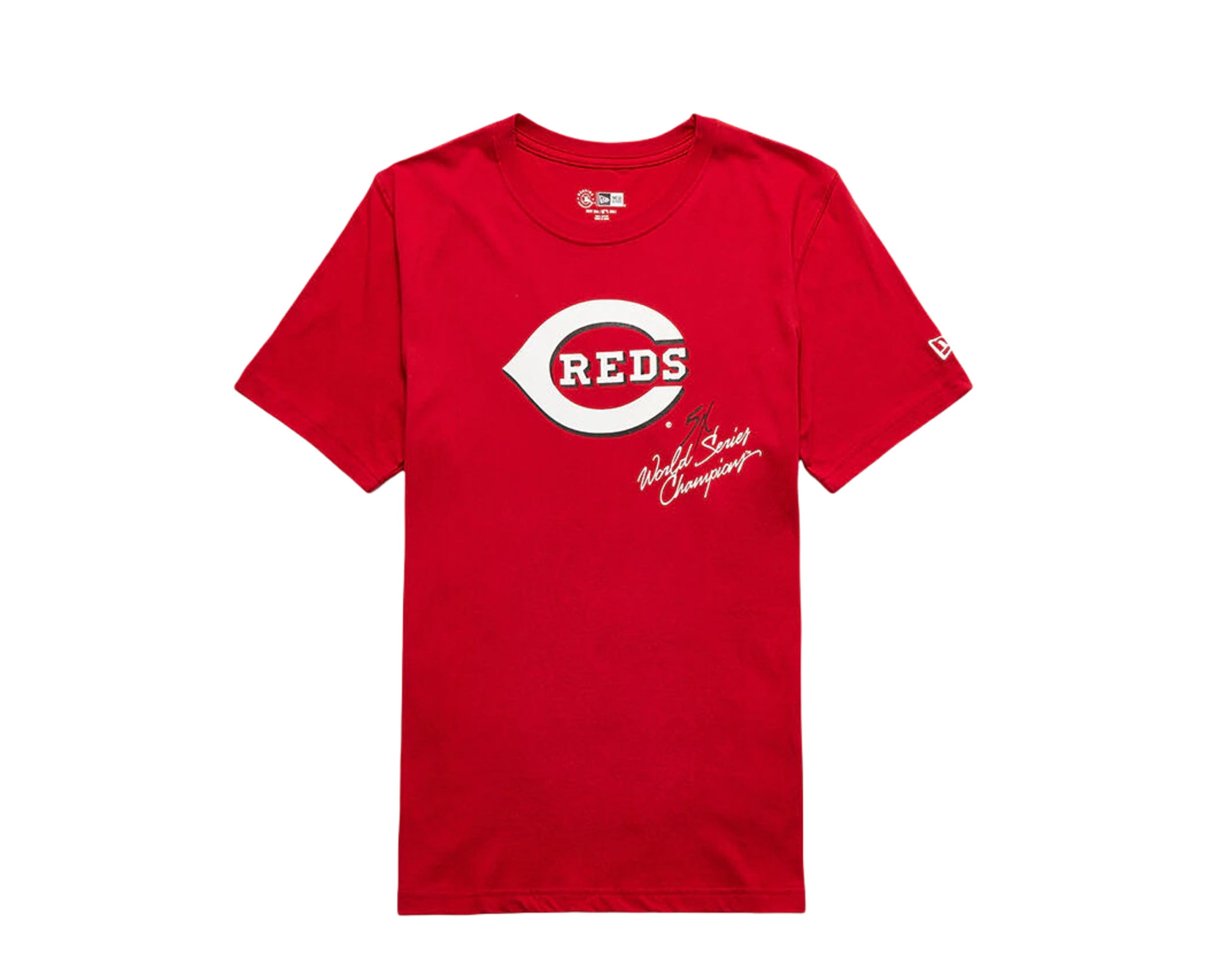 New Era MLB Cincinnati Reds World Champions Short Sleeve T-Shirt