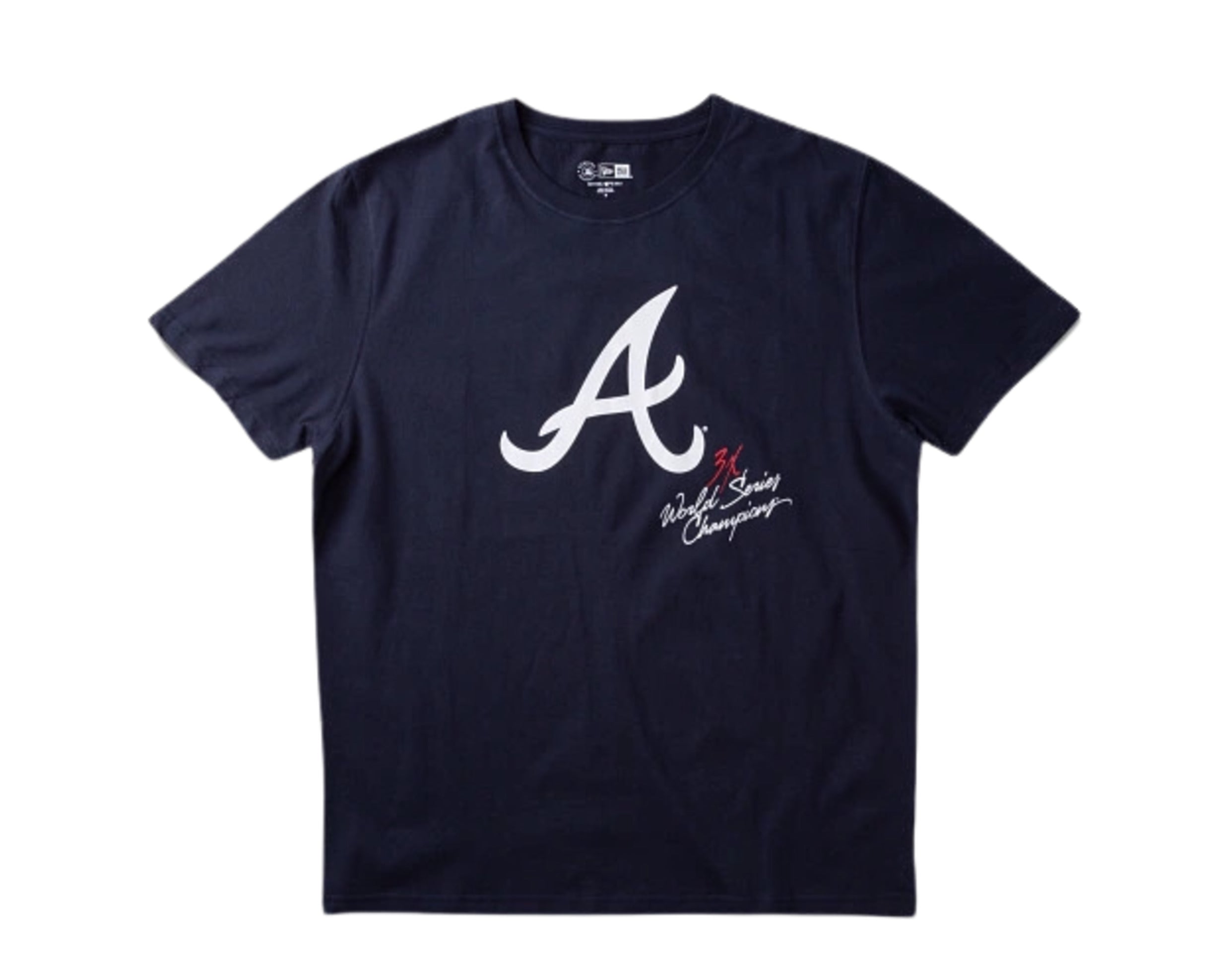 New Era MLB Atlanta Braves World Champions Short Sleeve T-Shirt