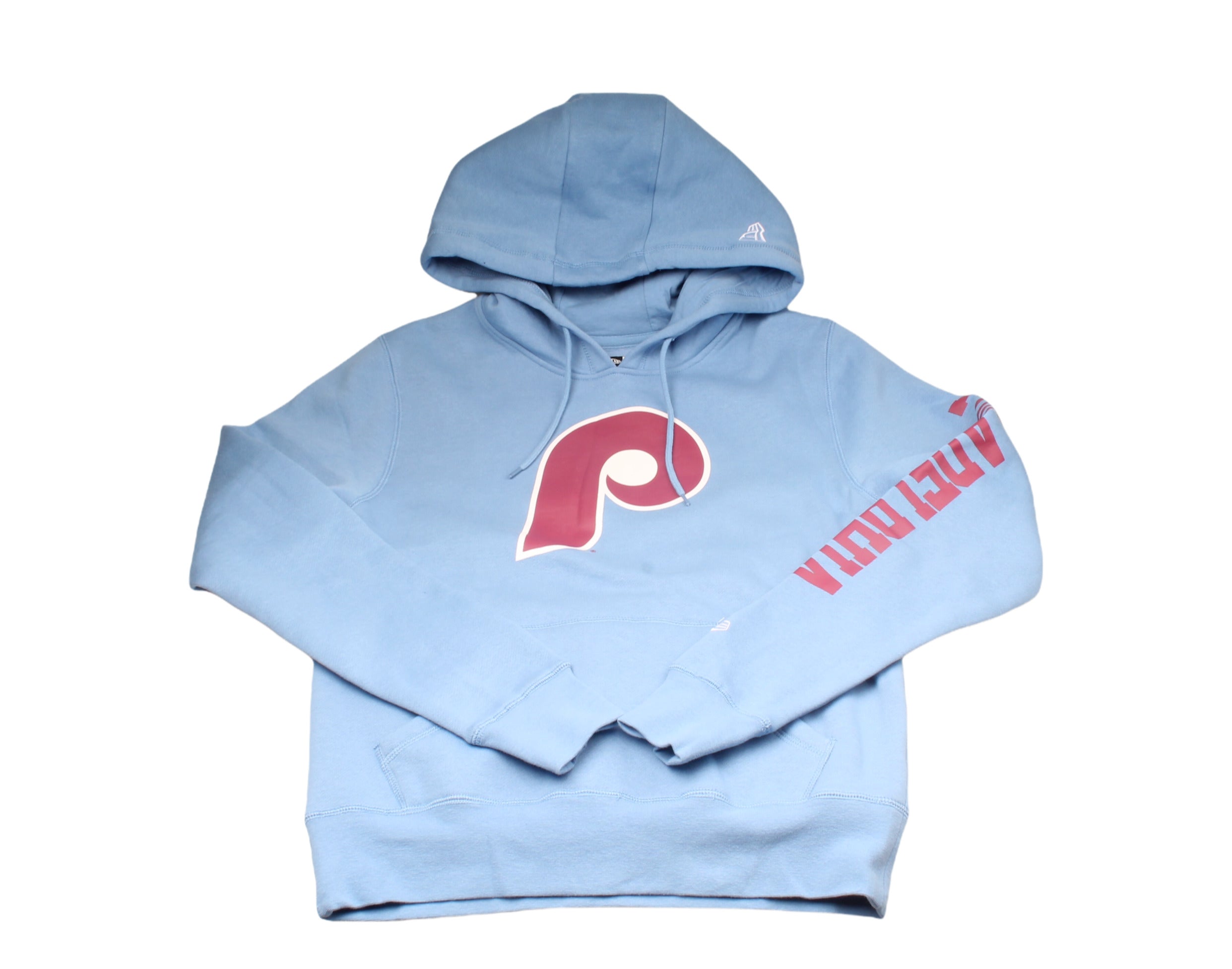 New Era MLB Philadelphia Phillies 1980 World Series Patch Up Hoodie