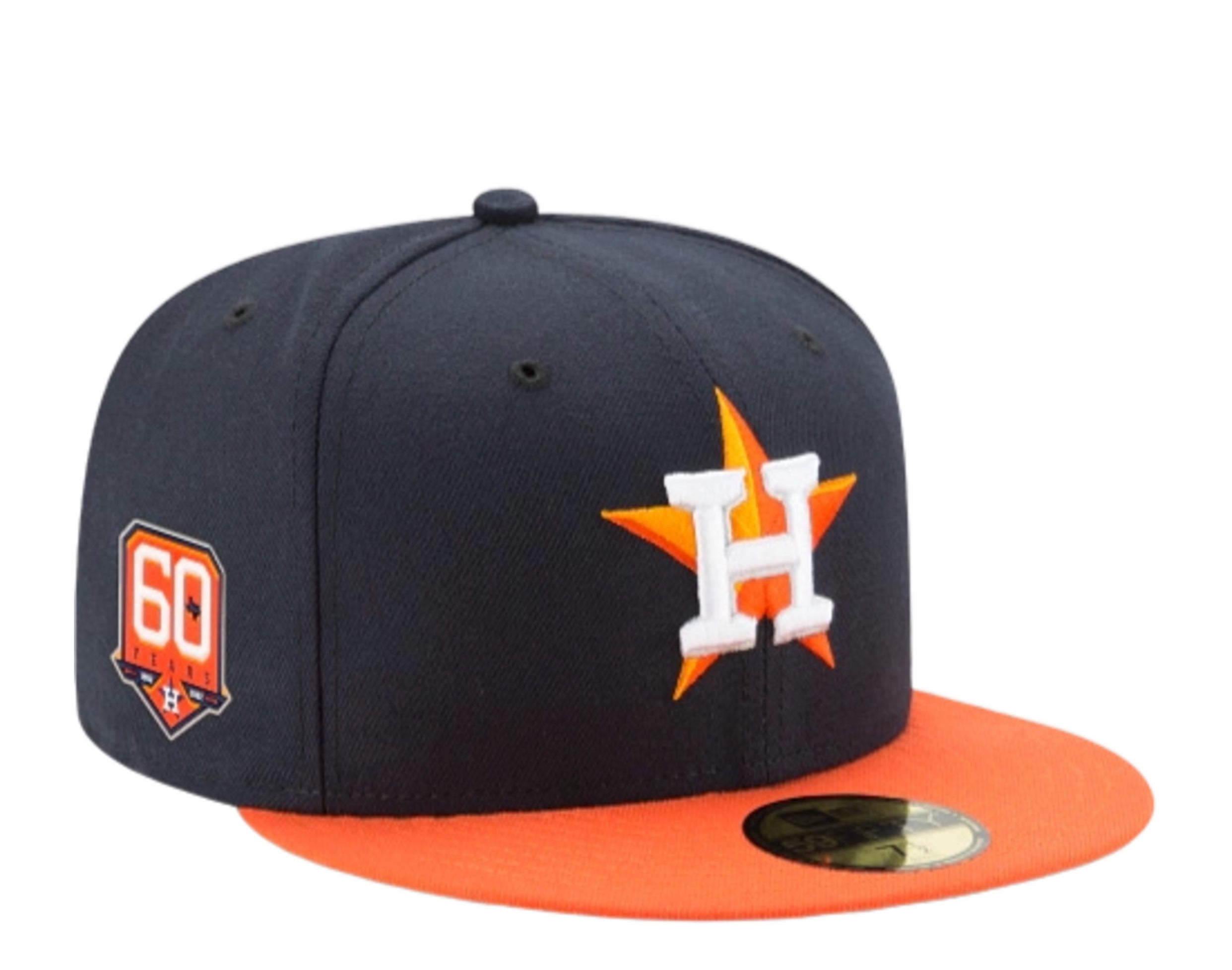 New Era 59Fifty MLB Houston Astros 60th Anniversary Authentic Collection Road Fitted Hat