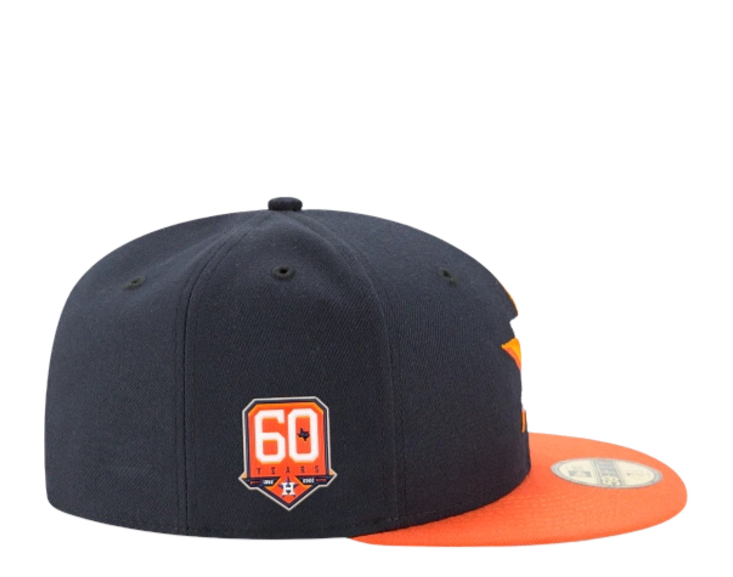 New Era 59Fifty MLB Houston Astros 60th Anniversary Authentic Collection Road Fitted Hat