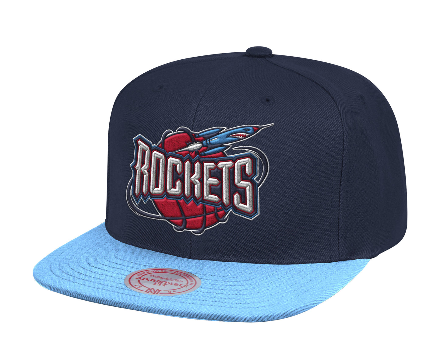 Mitchell & Ness 2 Tone Classic HWC Houston Rockets Snapback Hat