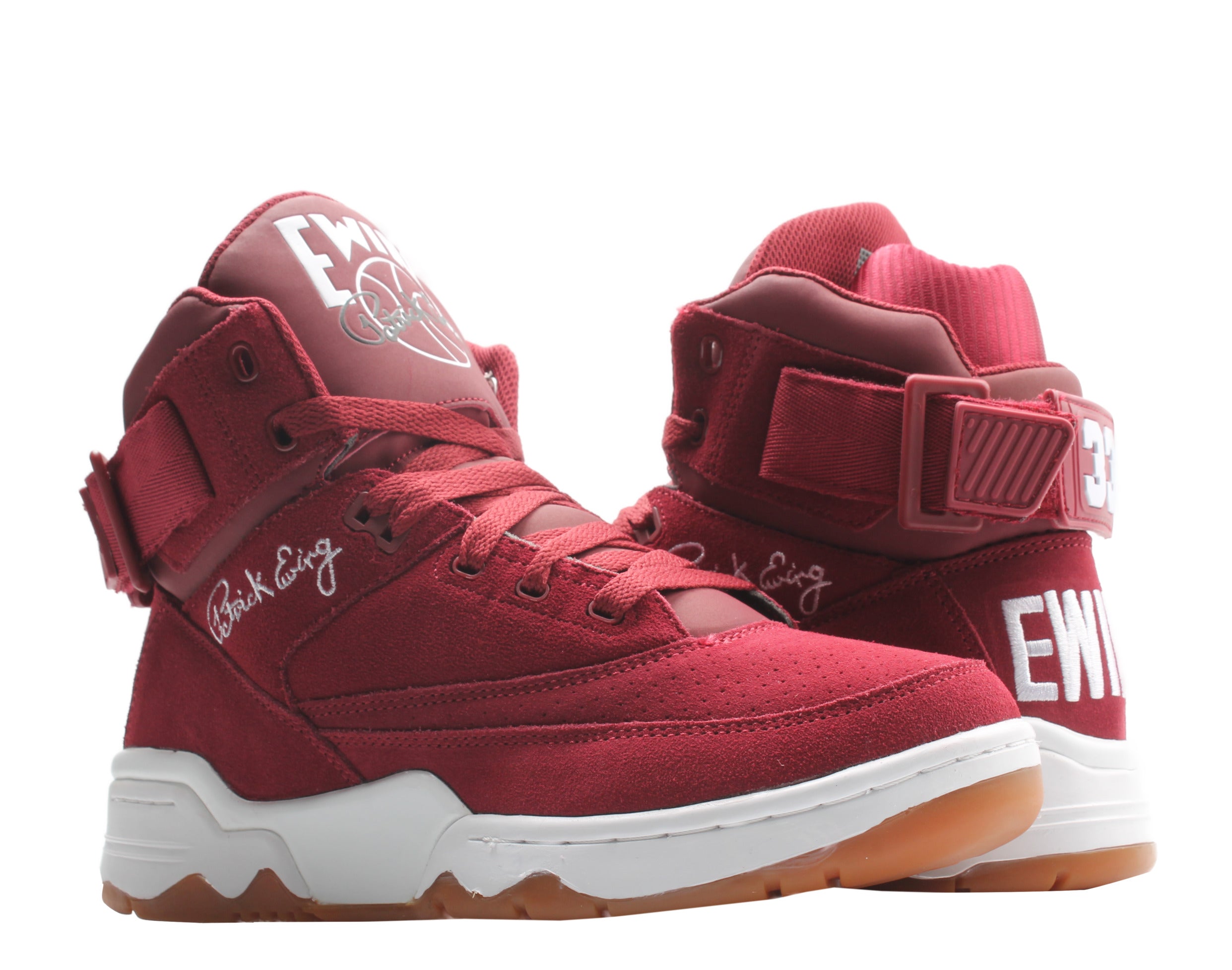 Ewing Athletics Ewing 33 Hi Burgundy OG Men's Basketball Shoes