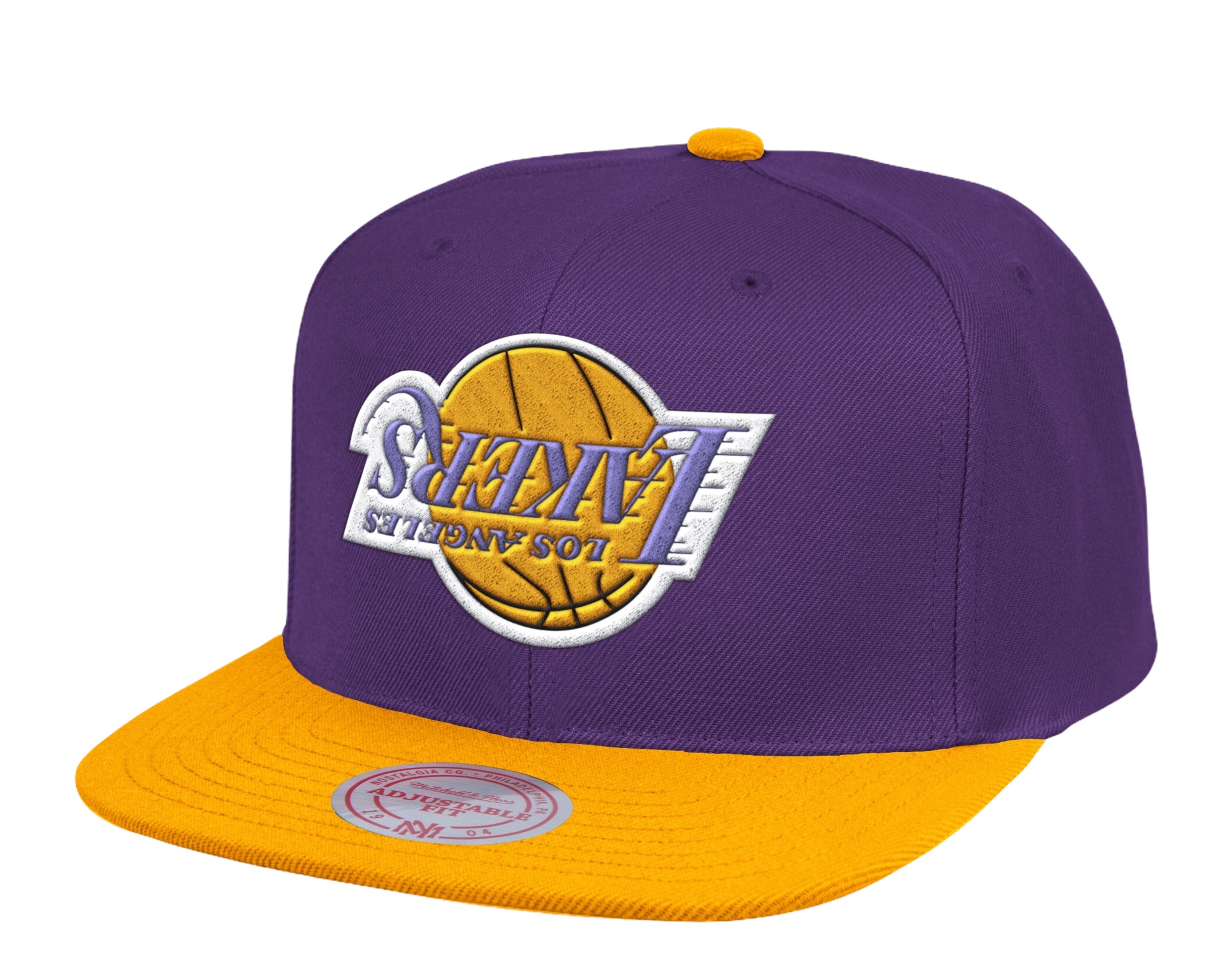 Mitchell & Ness NBA Los Angeles Lakers HWC Upside Down Snapback Hat