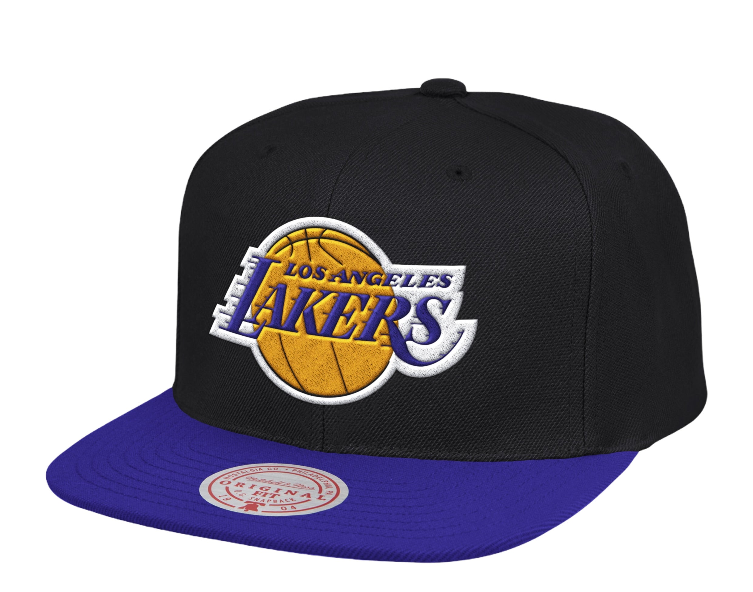 Mitchell & Ness NBA Los Angeles Lakers HWC 2002 Finals Patch Snapback Hat