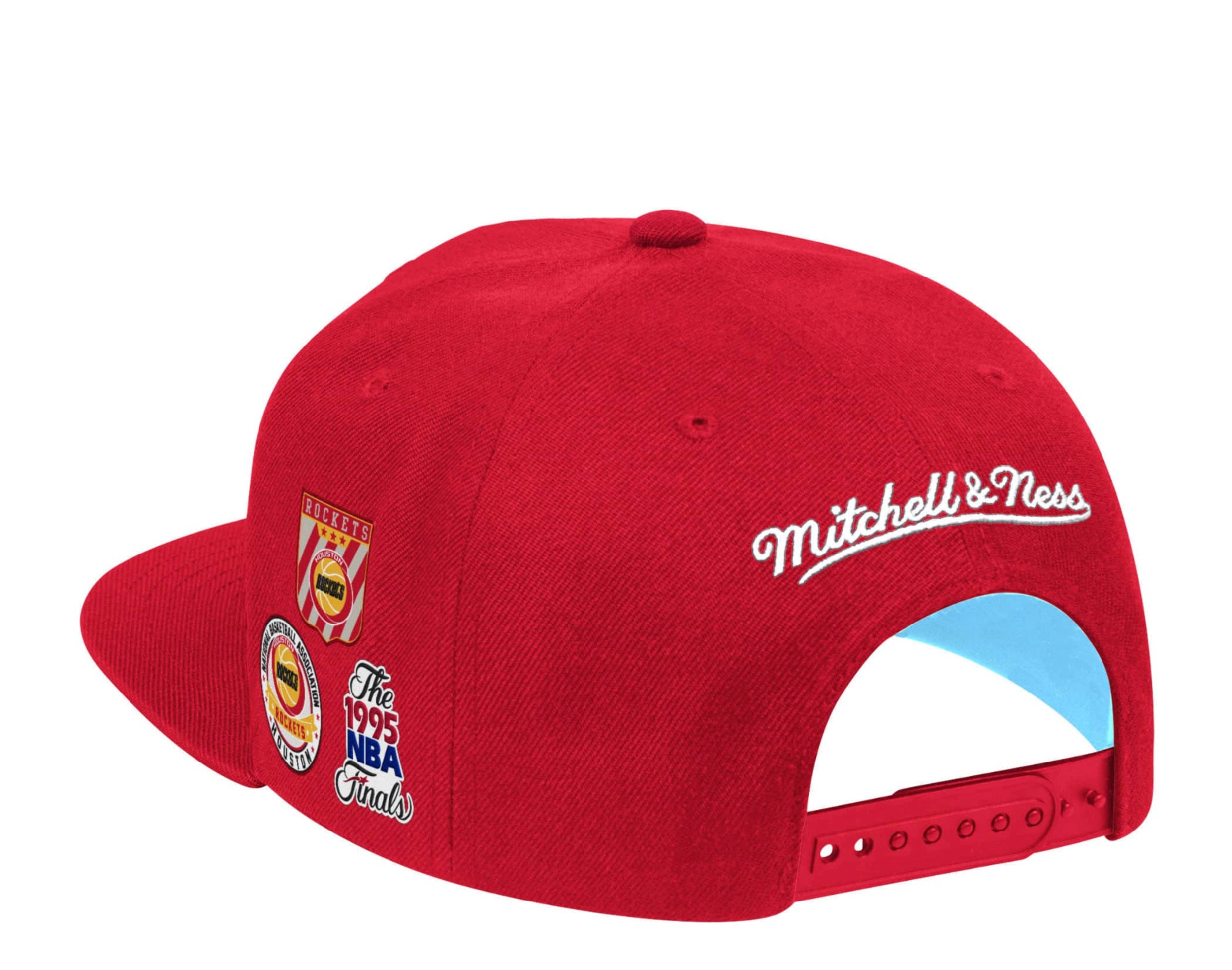 Mitchell & Ness NBA Houston Rockets HWC Finals Snapback Hat W/Blue Undervisor