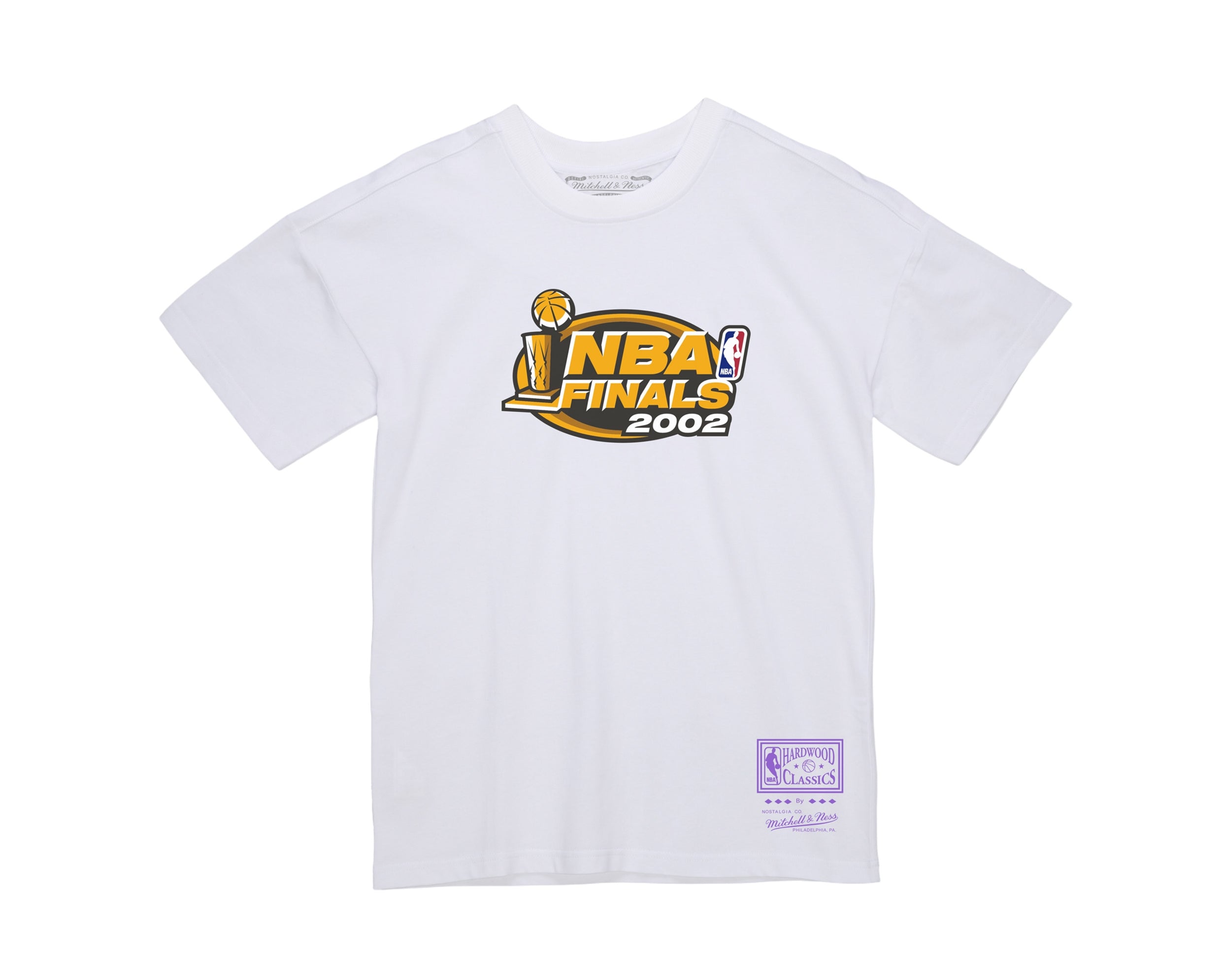 Mitchell & Ness NBA Los Angeles Lakers QS 2002 Finals Men's T-Shirt