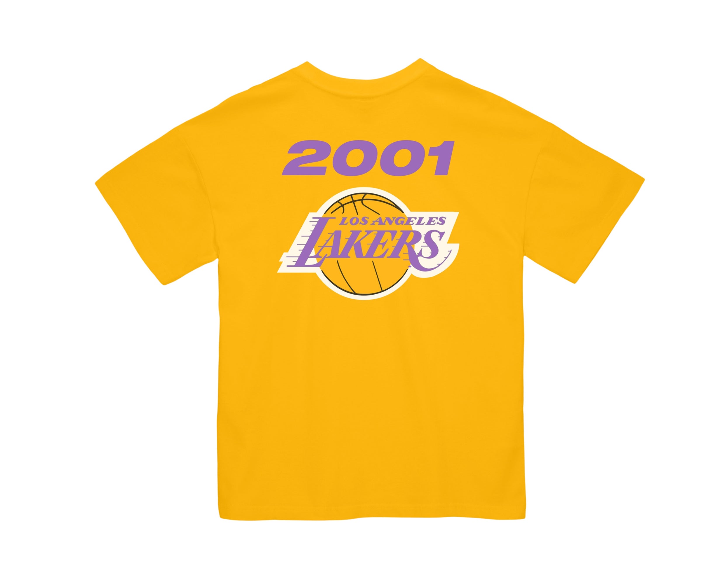 Mitchell & Ness NBA Los Angeles Lakers QS 2001 Finals Men's T-Shirt