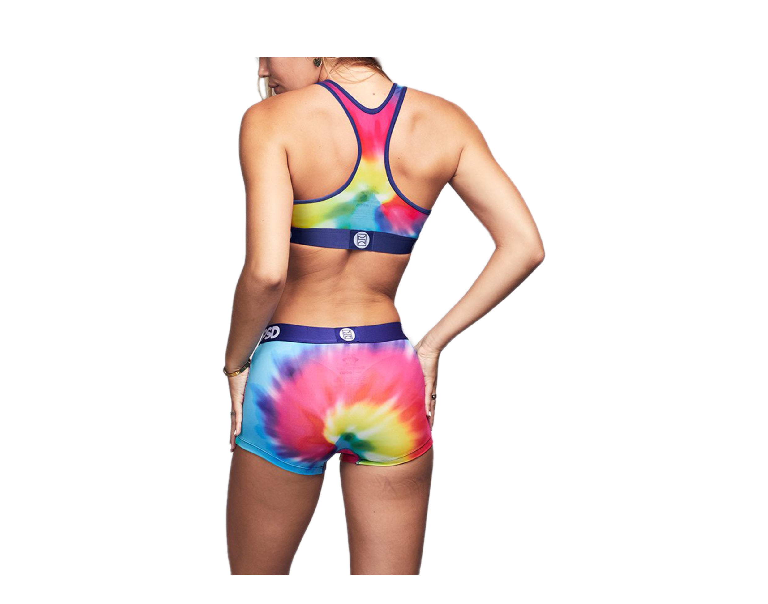 PSD Tie Dye Tune Squad Logo Women's Boy Shorts