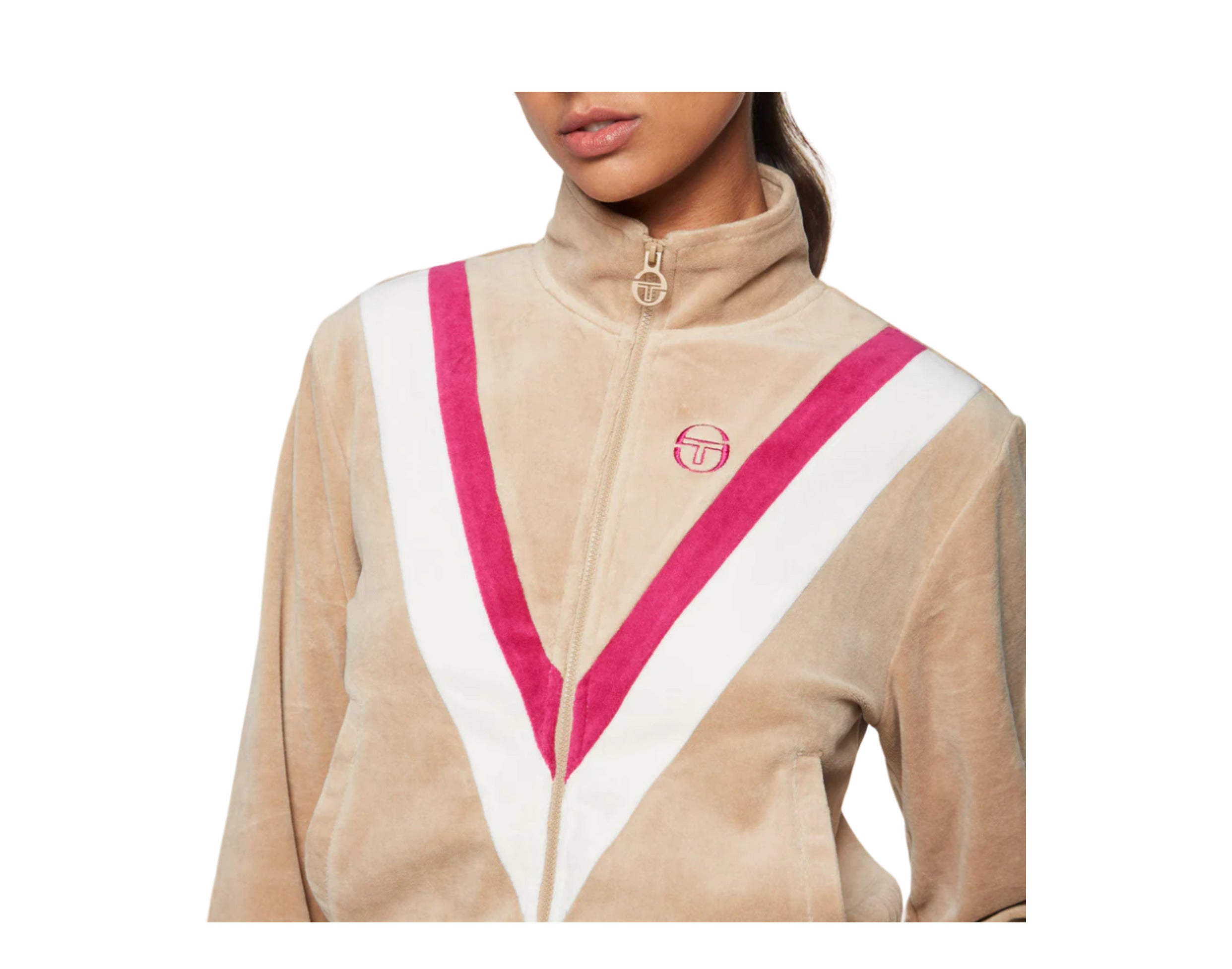 Sergio Tacchini Sara Velour Track Jacket