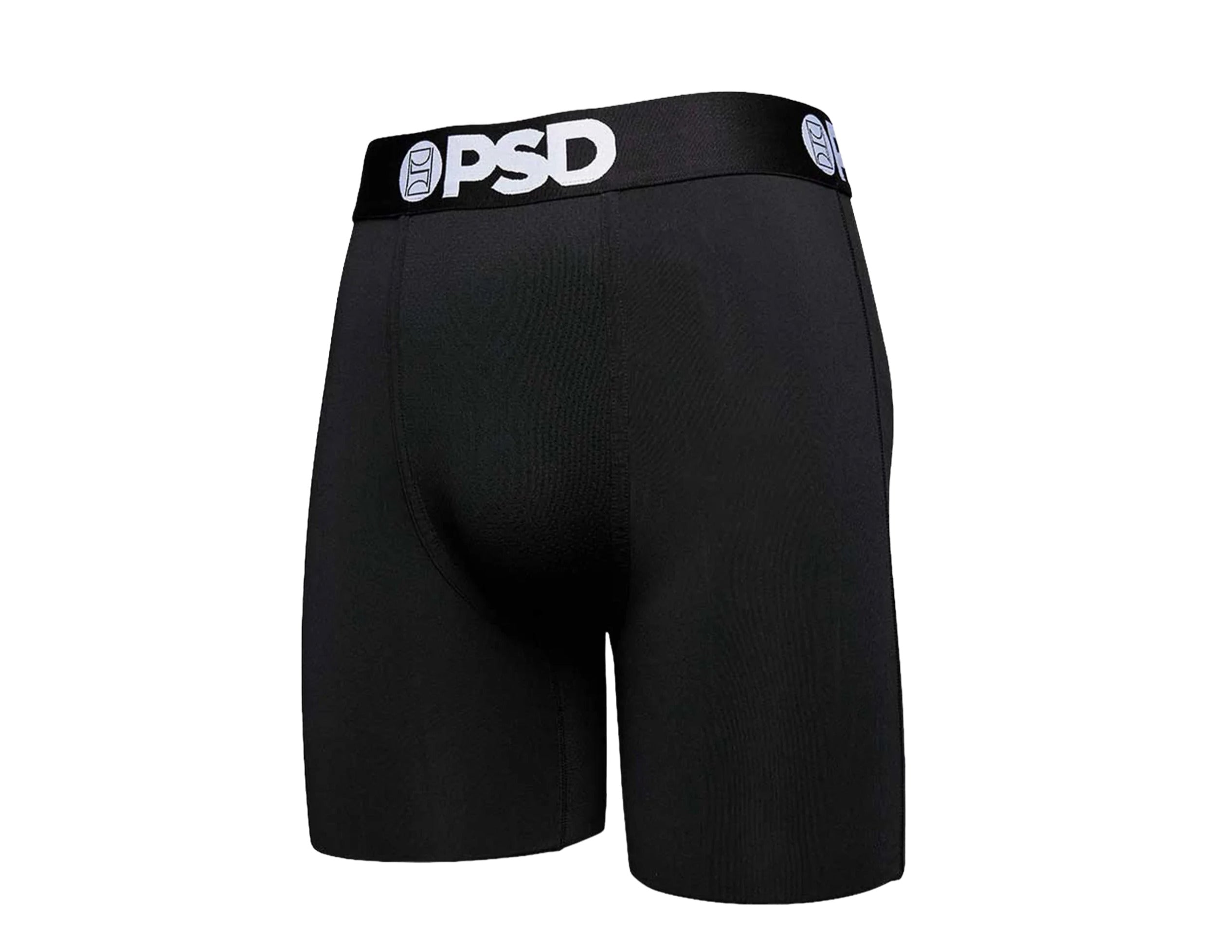 PSD Men's Solids Blk Modal 3-Pack Boxer Briefs, Black, XS at