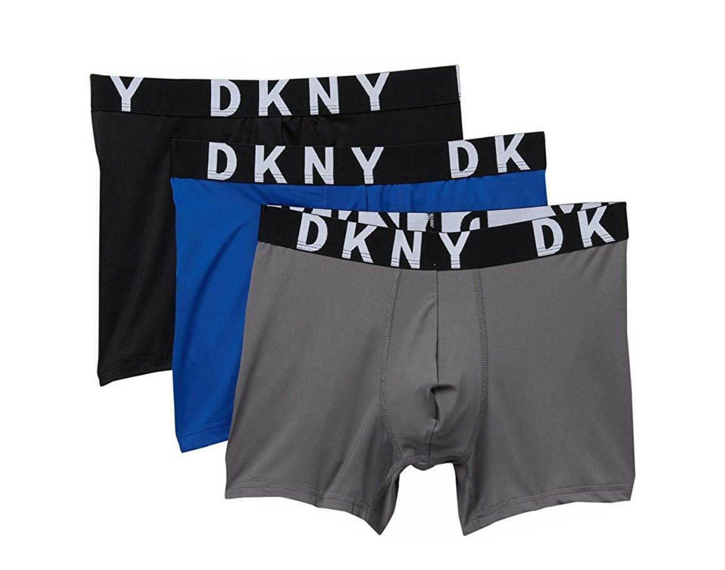 DKNY Microfiber Stretch Boxer Briefs Men's Underwear - 3-Pack