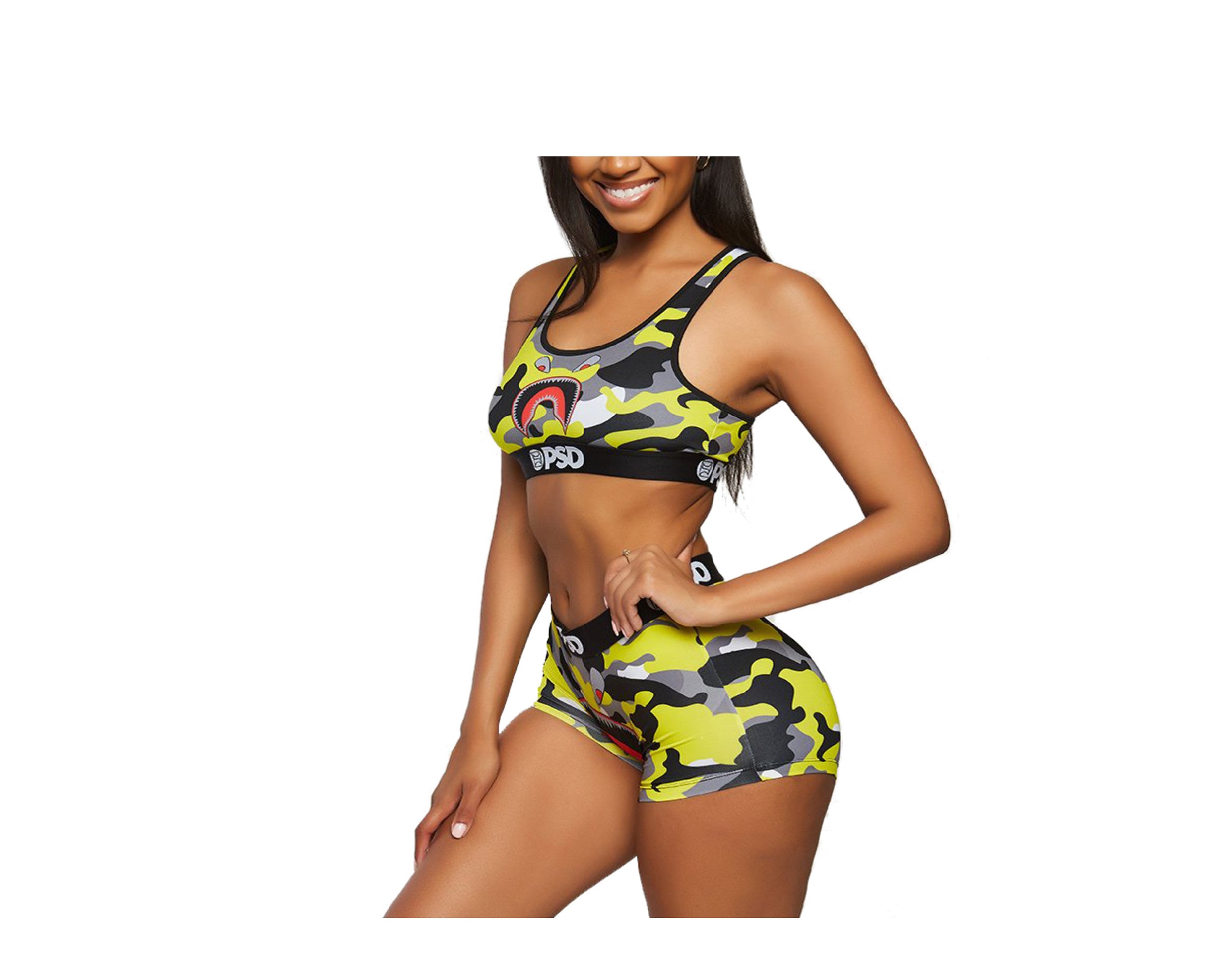 PSD Neon Warface Women's Sports Bra