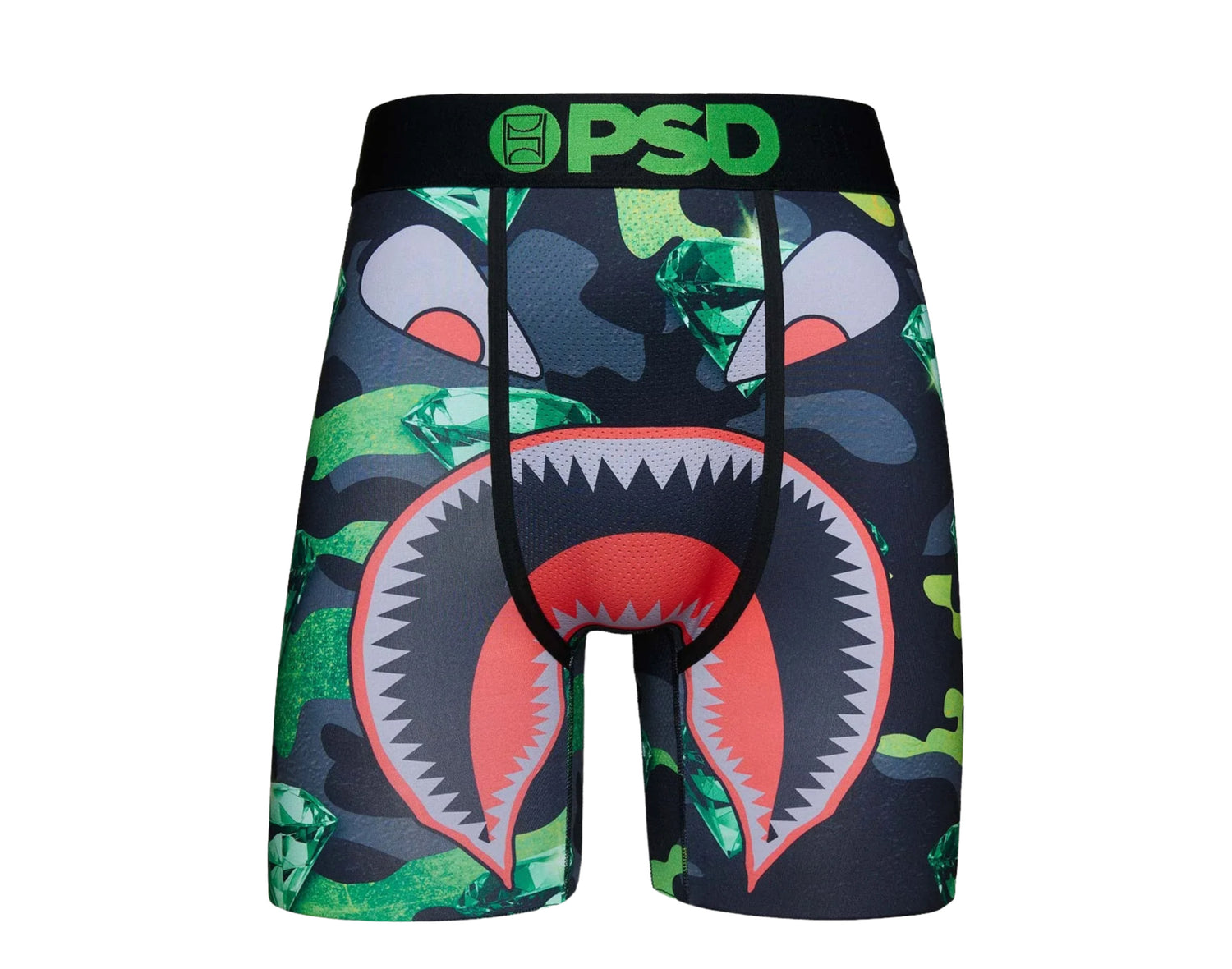 PSD Warface Emerald Camo Boxer Briefs Men's Underwear