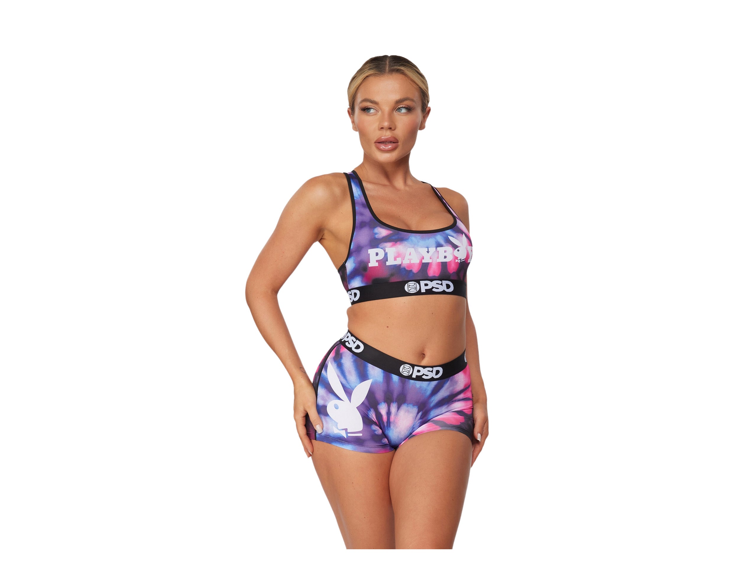 PSD x Playboy Spiral Dye Women's Sports Bra